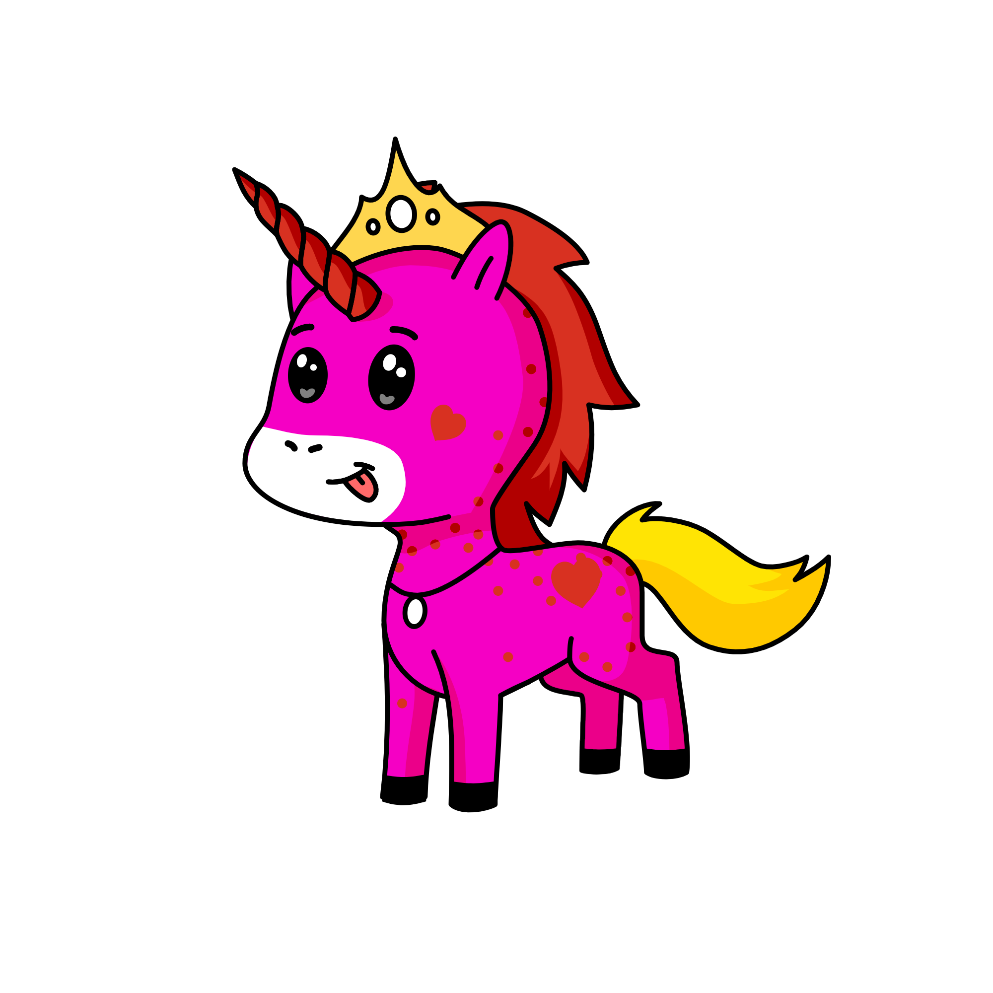 Queen Leeyah Jr, the unicorn