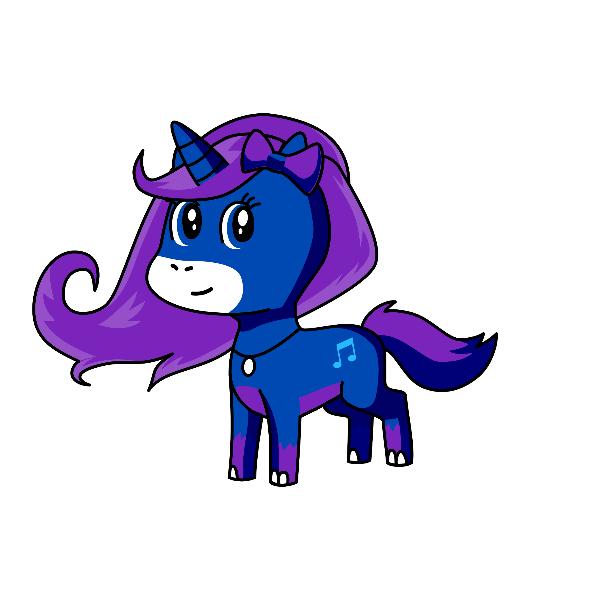 Luna, the unicorn