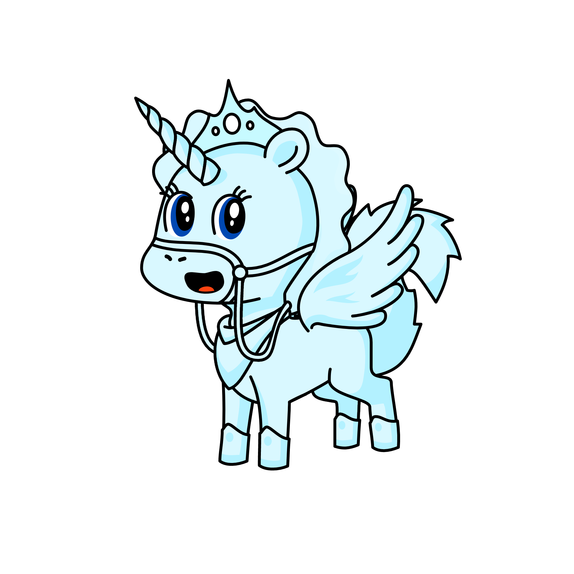 Cloudy Queen, the unicorn