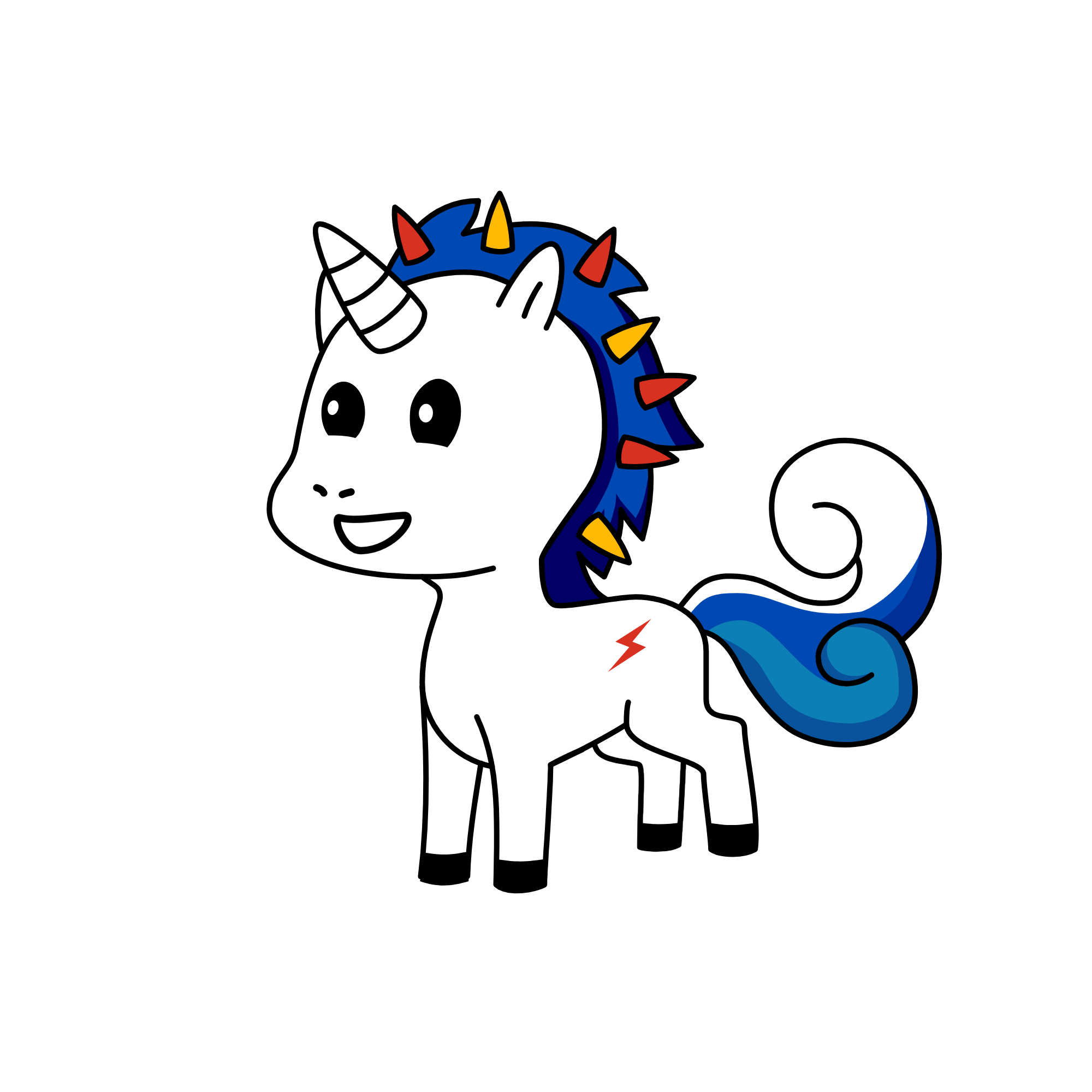 Spike, the unicorn