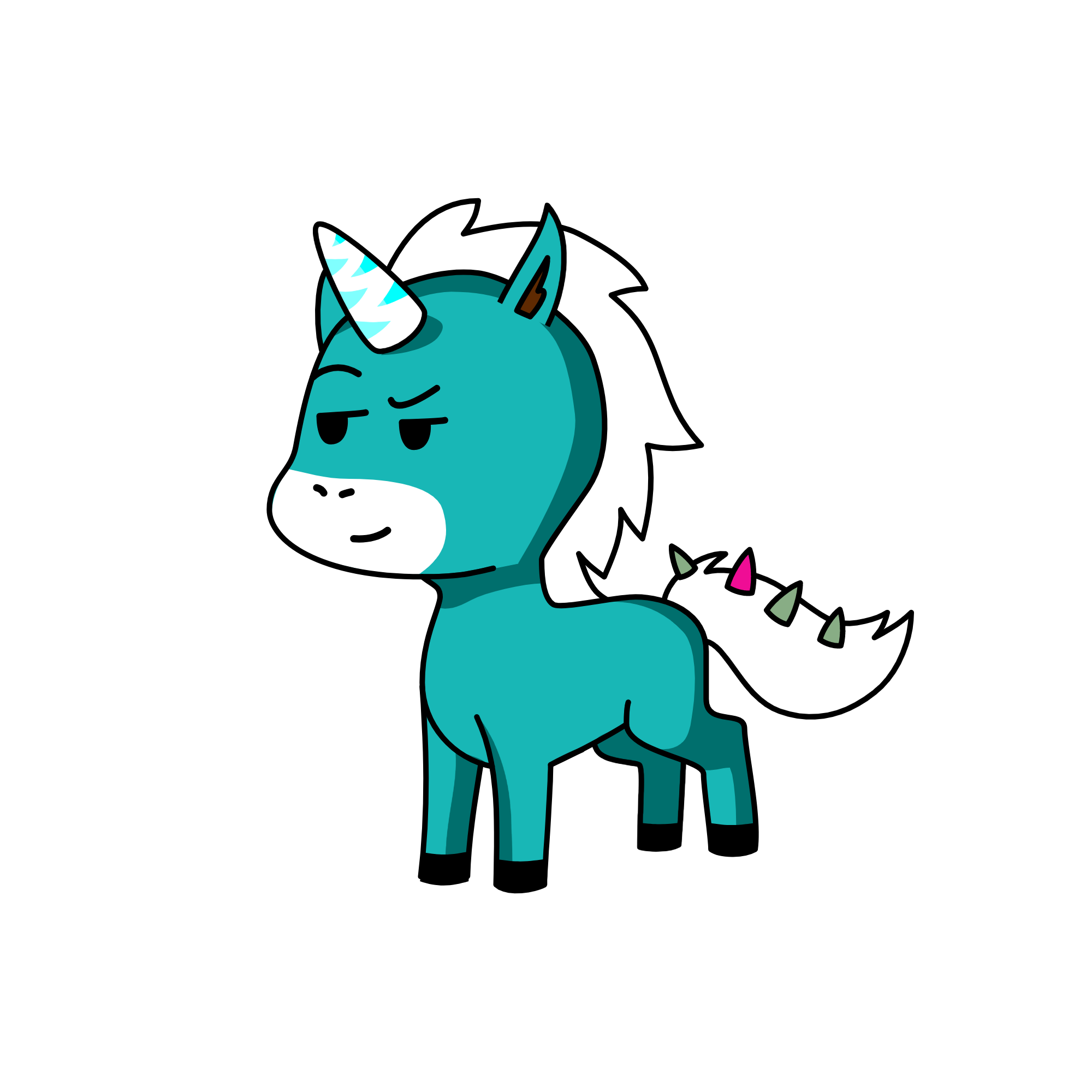 Glittersparkles McFun, the unicorn