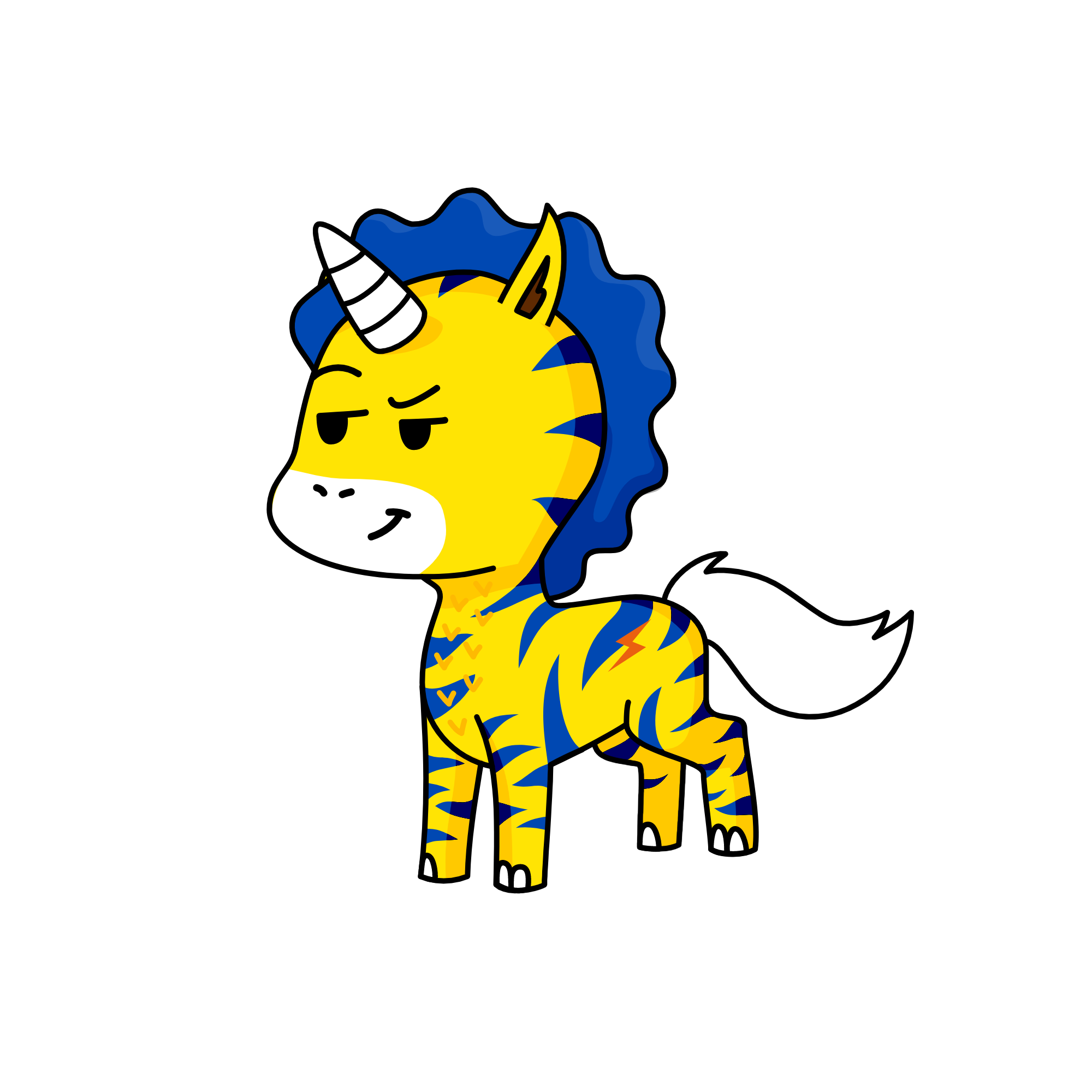 crazy brave wing, the unicorn