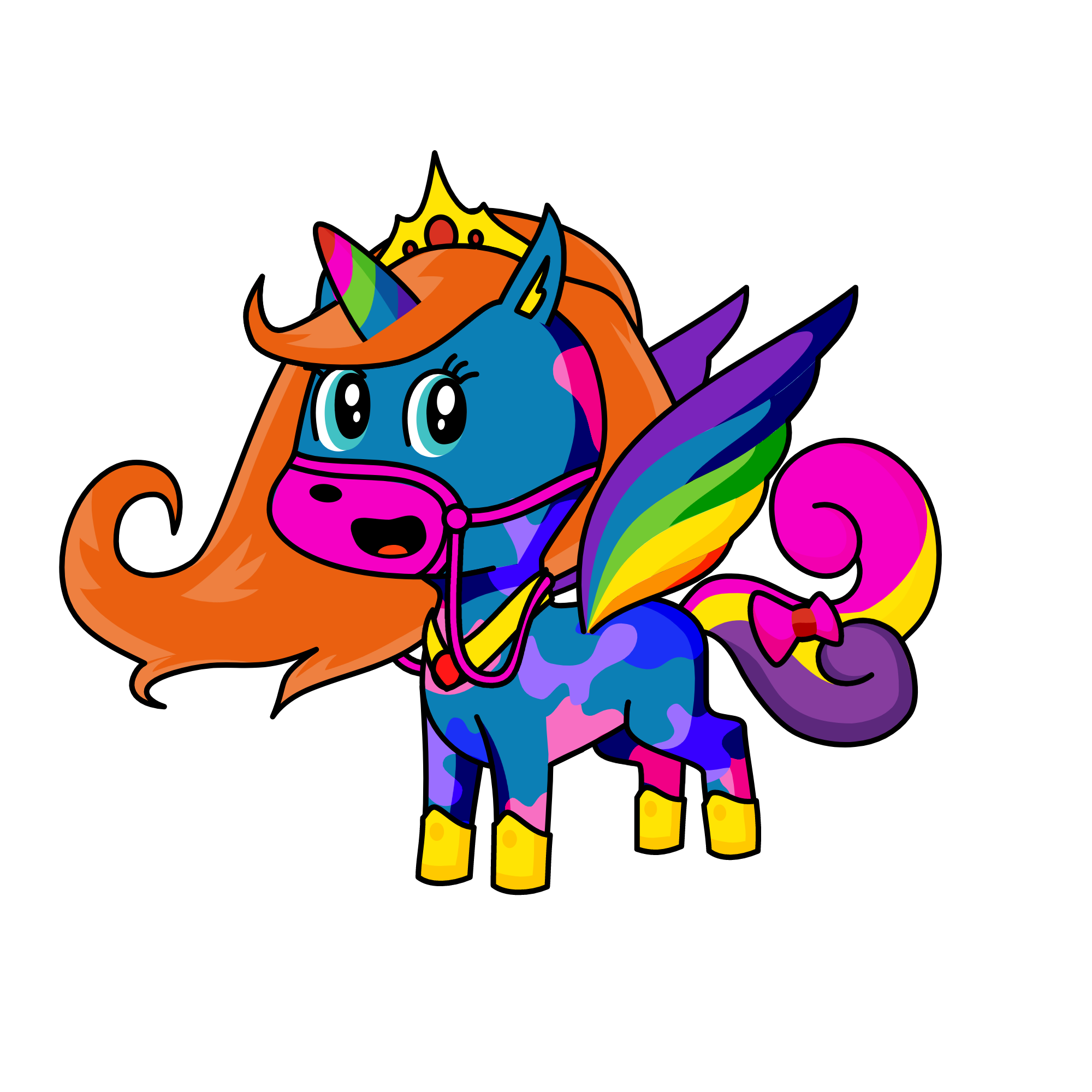 pinke pie, the unicorn