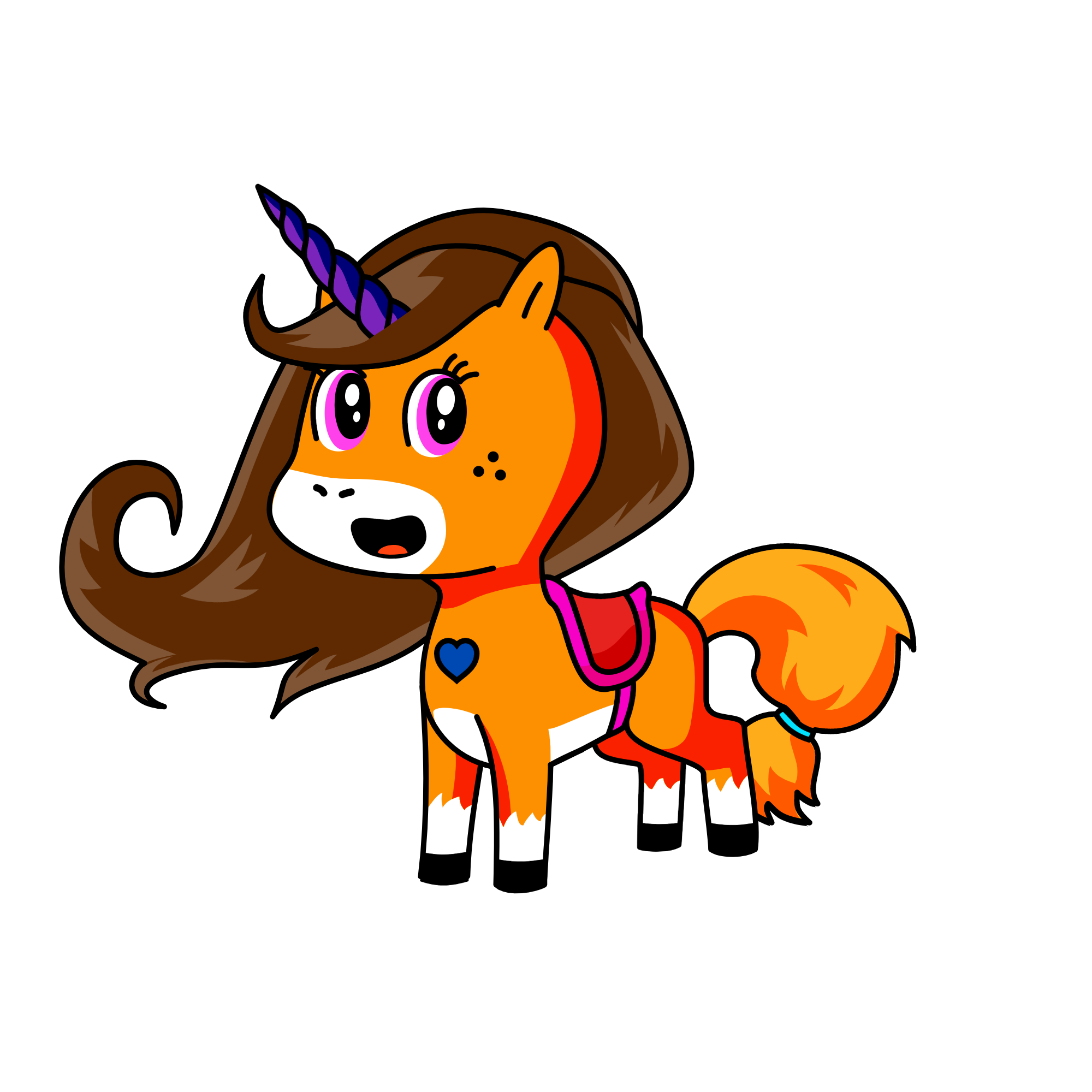 Mety, the unicorn