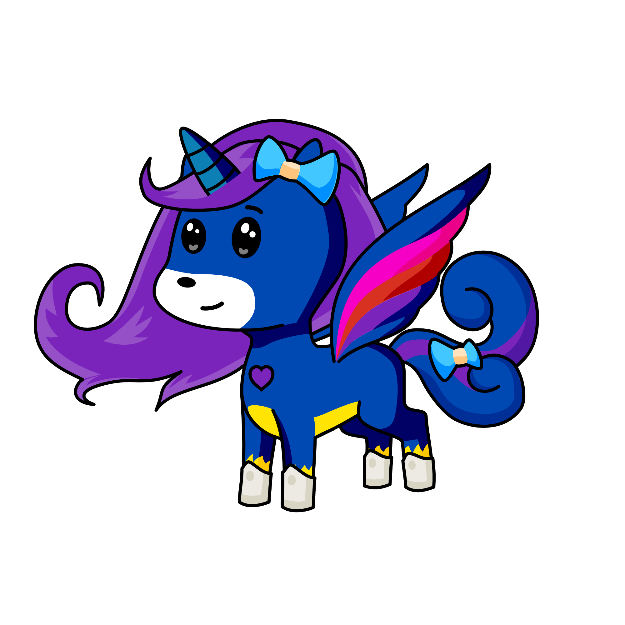Moon dancer, the unicorn