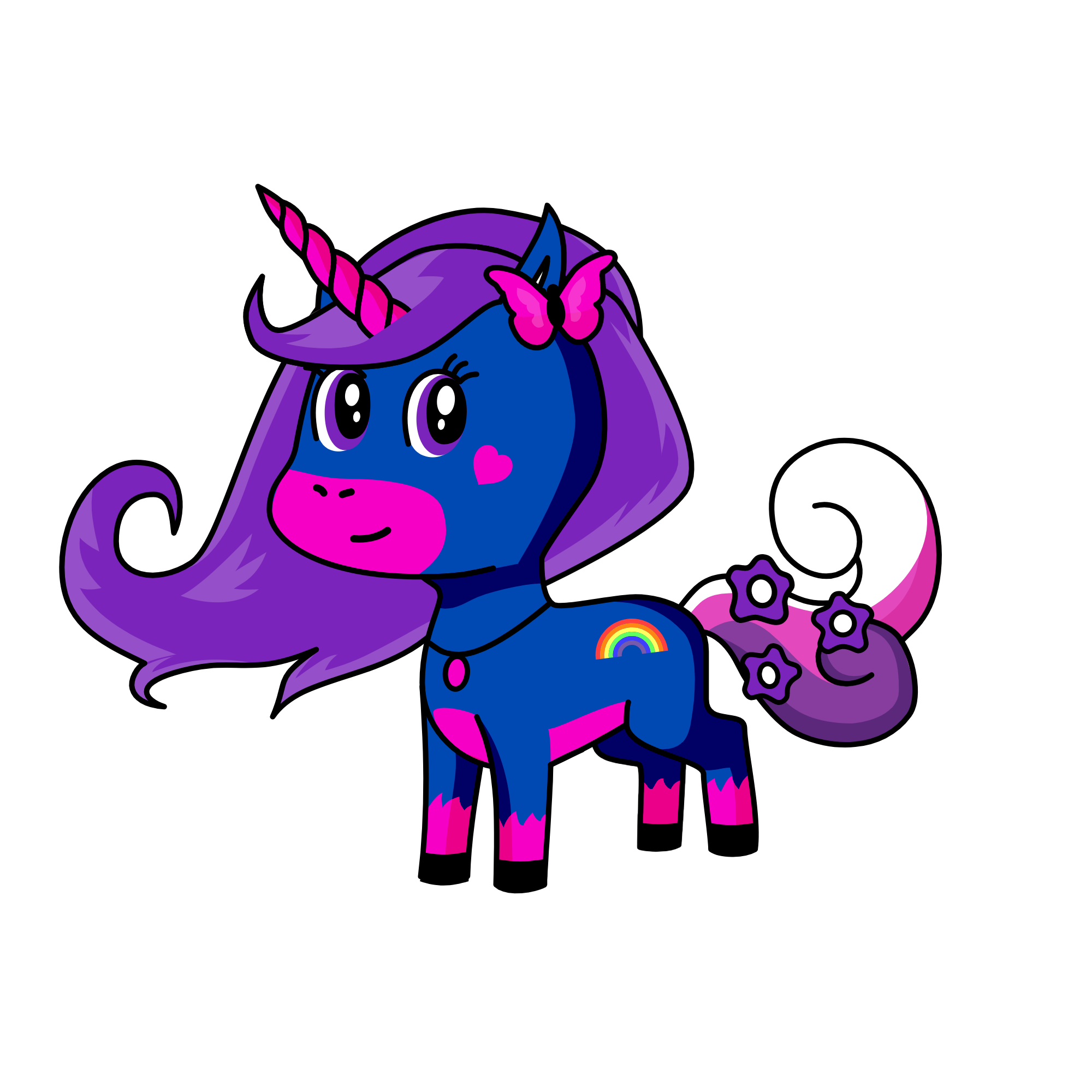 Uniblast, the unicorn