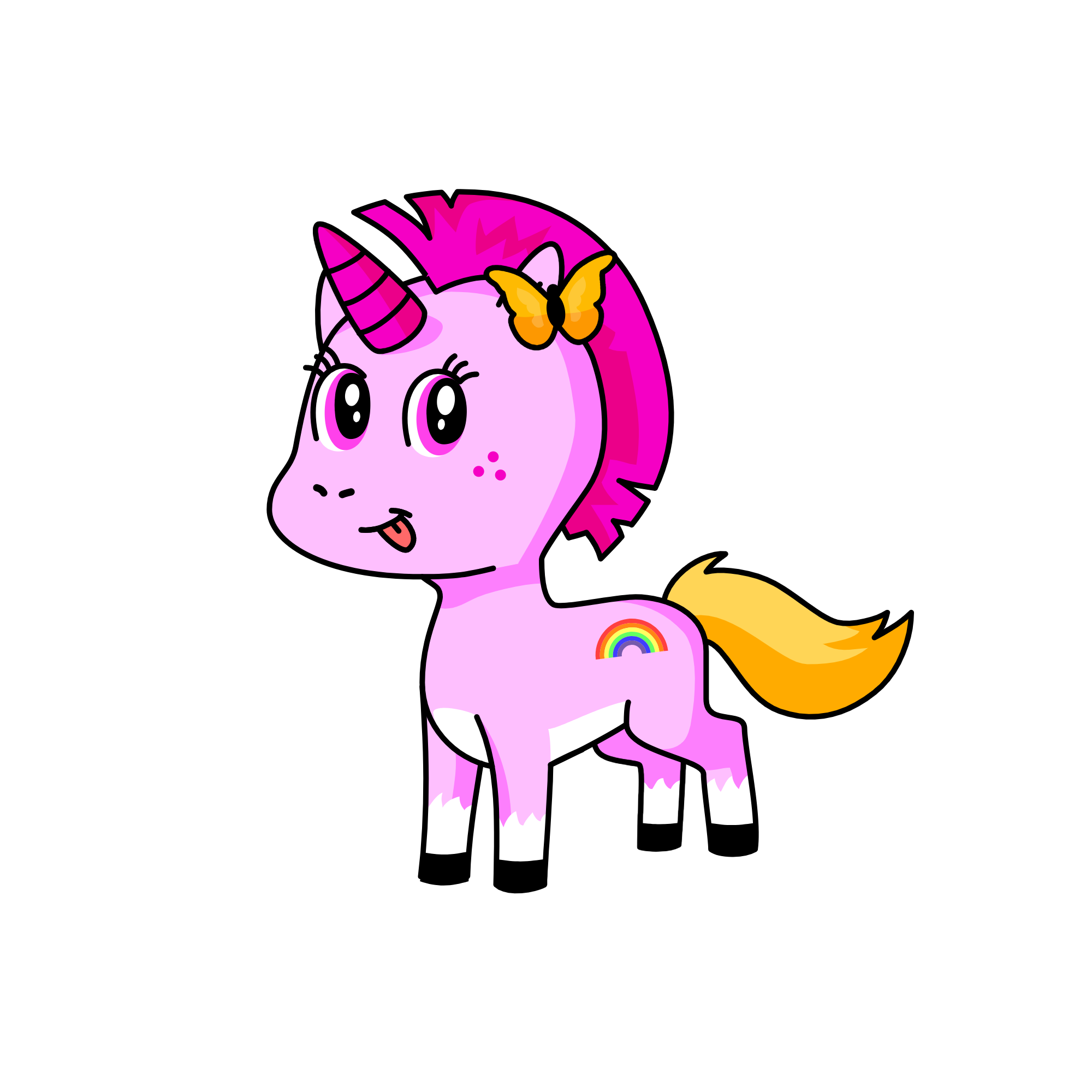 C A K E, the unicorn