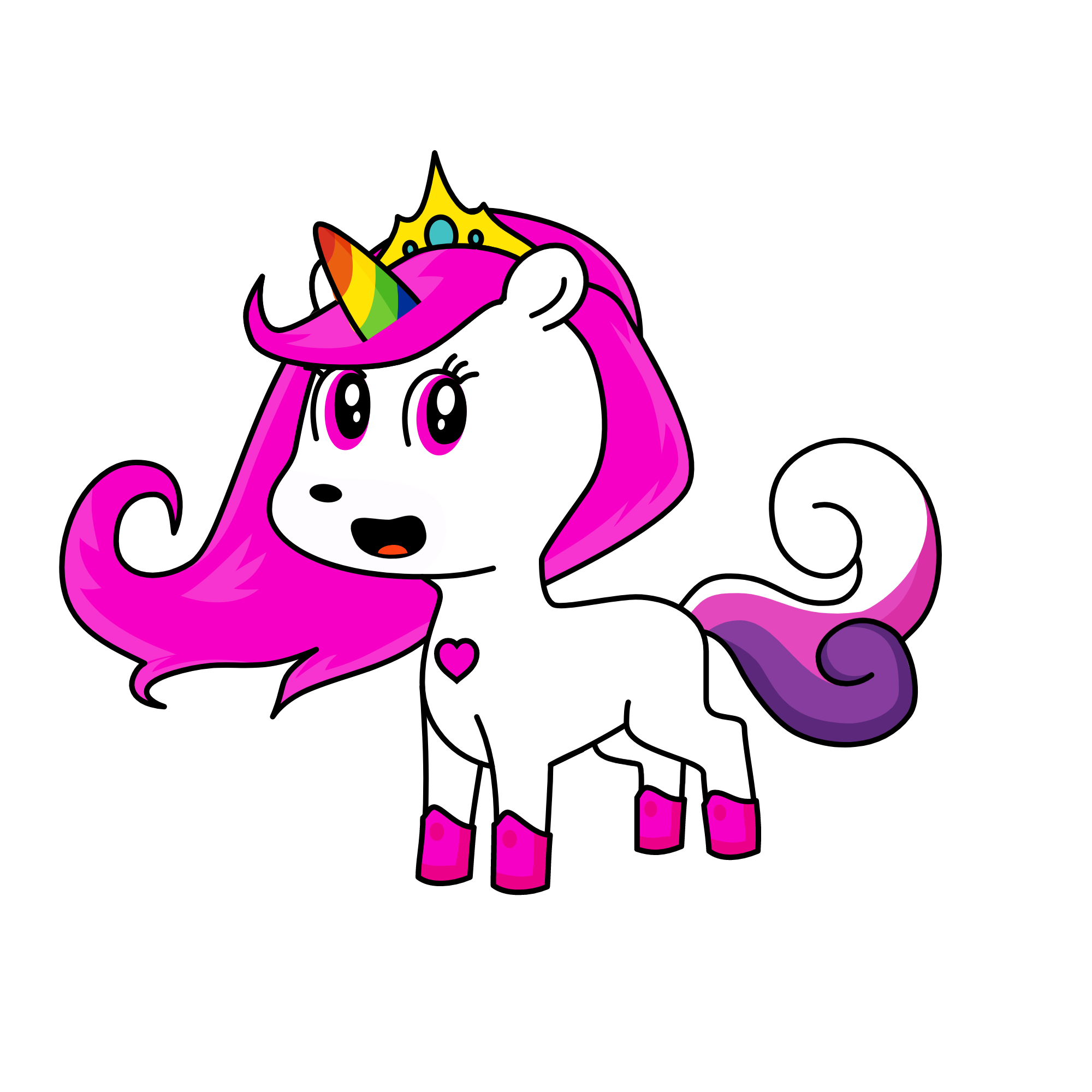 Fluffy, the unicorn