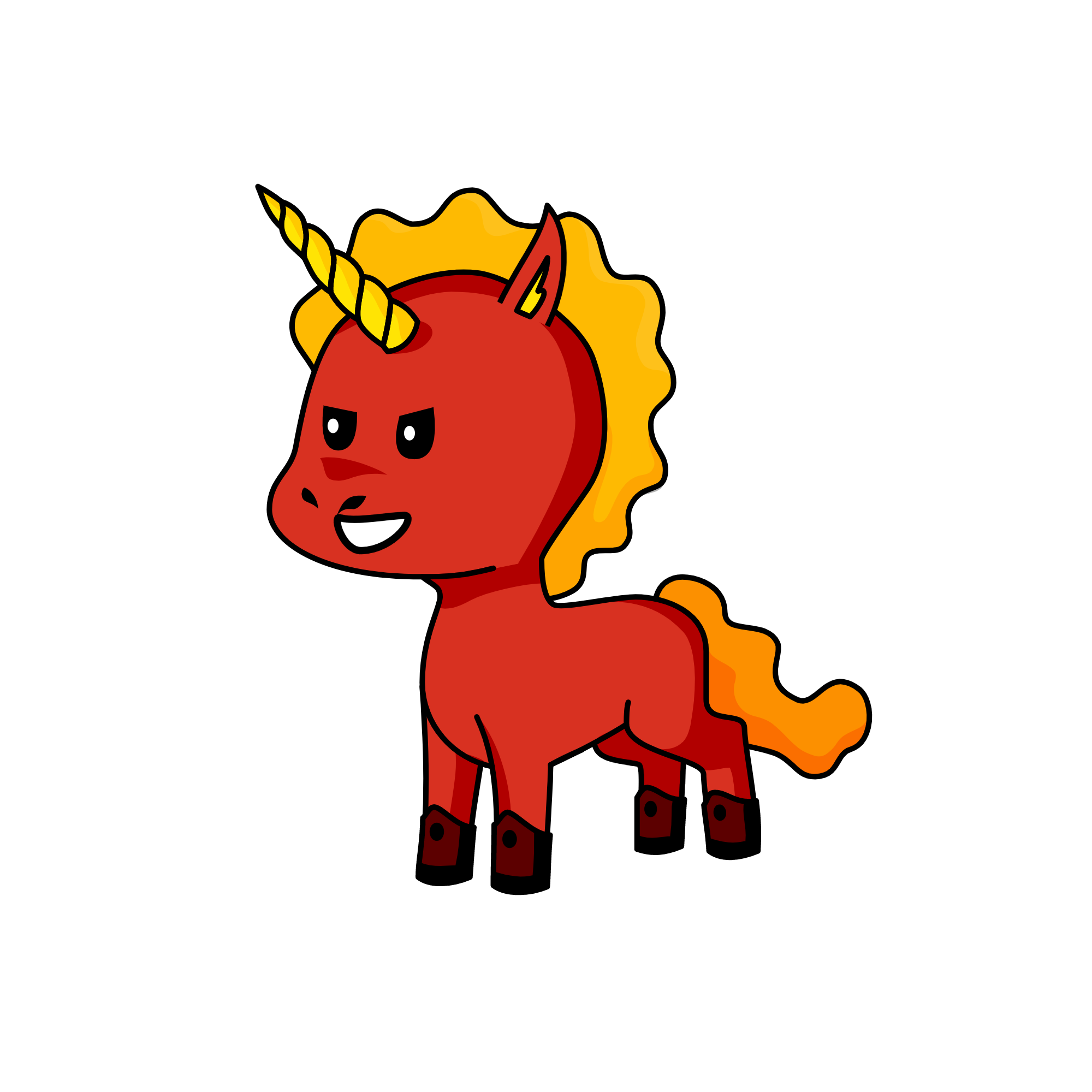 Fuego , the unicorn