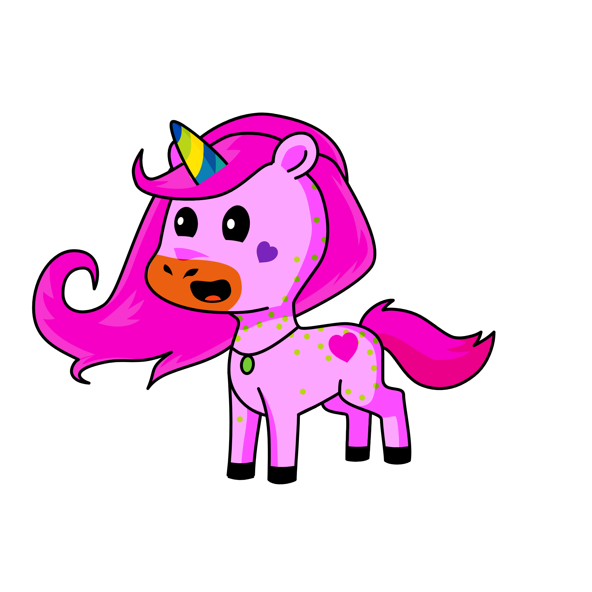 proiibido me chamar de fofo, the unicorn