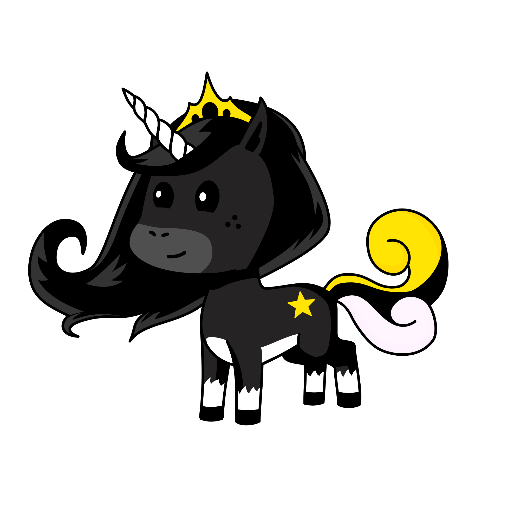 Midnight, the unicorn