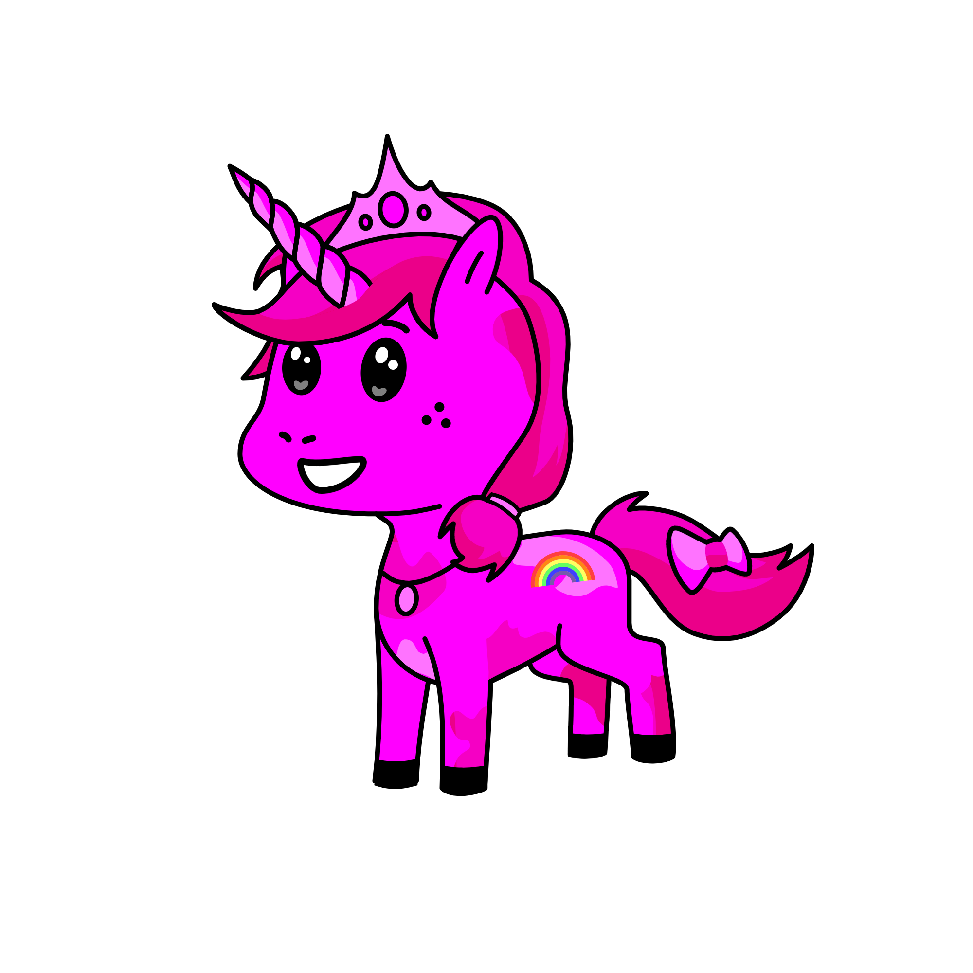 queen candy, the unicorn