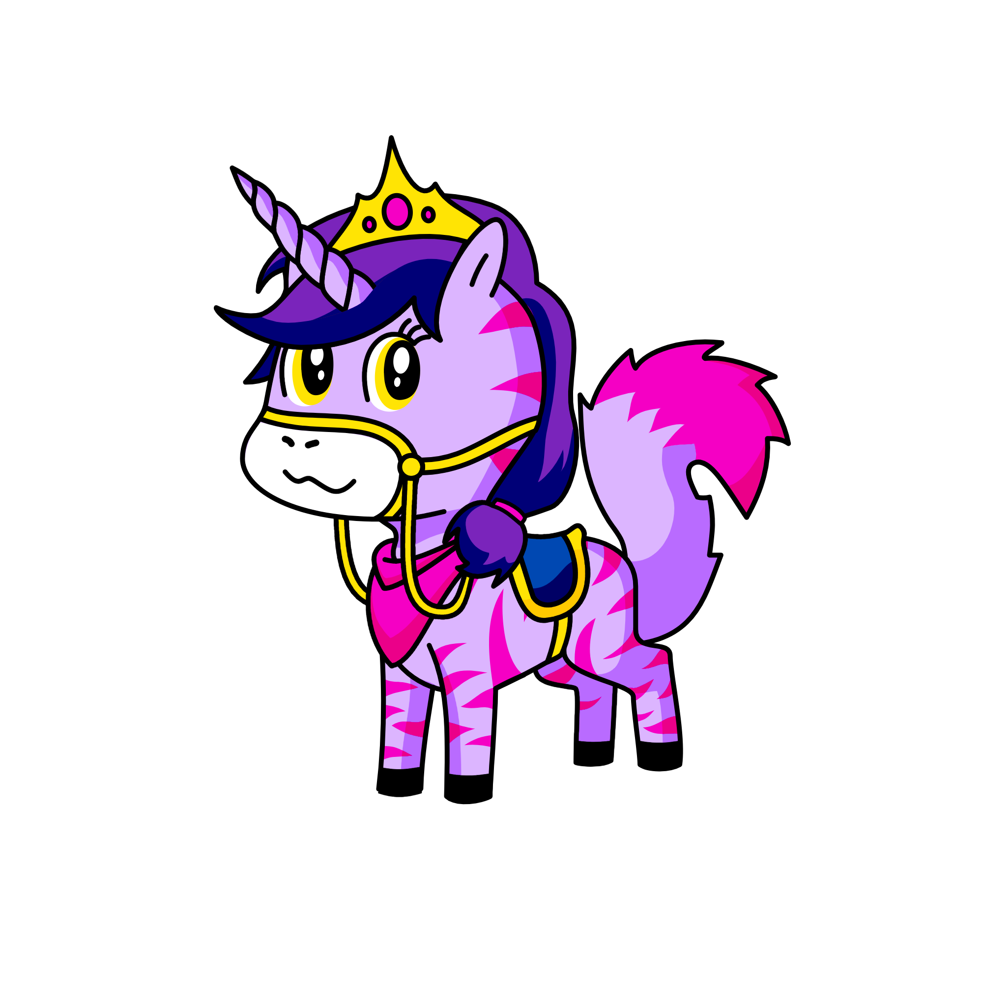 Princess wolficorn, the unicorn