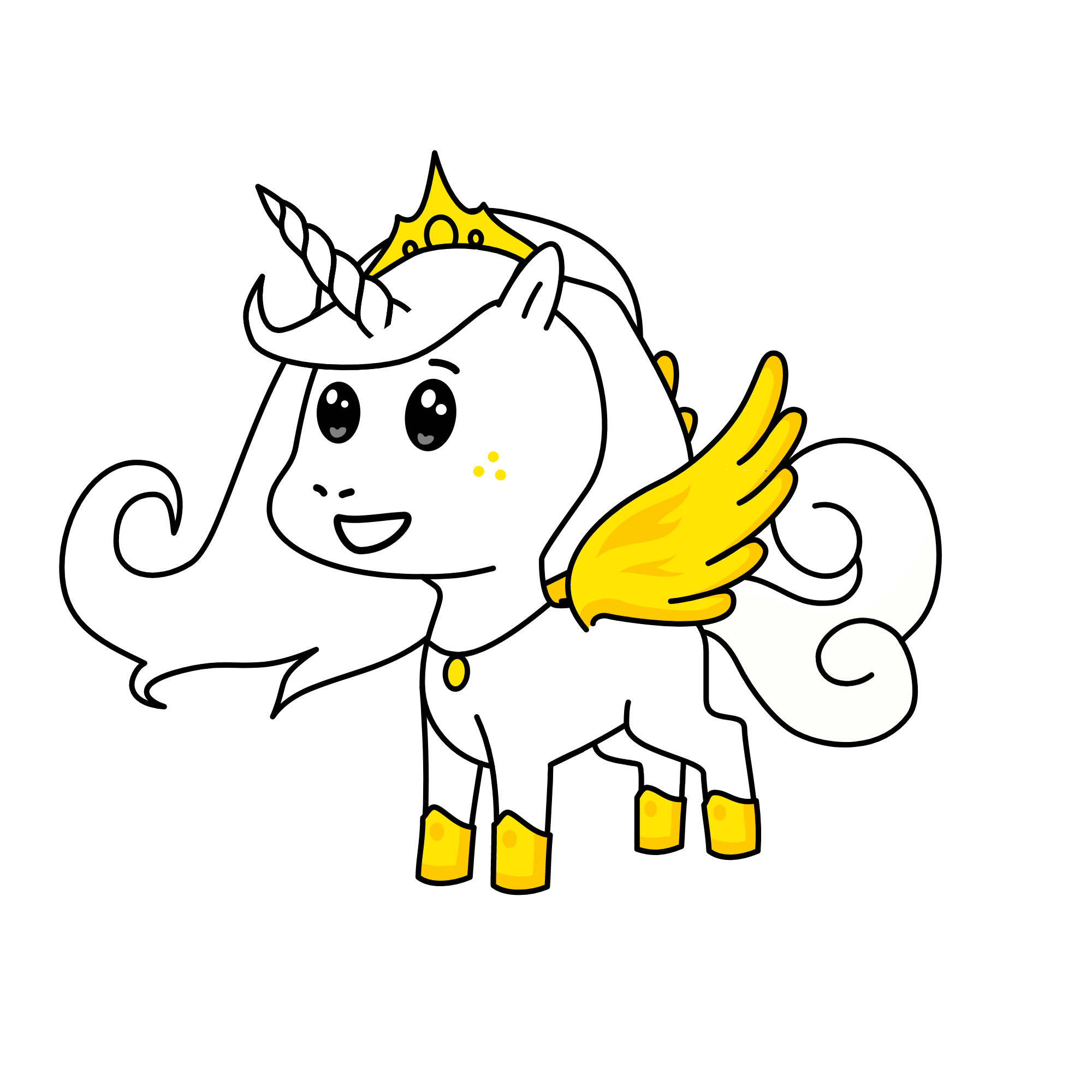 Princess Eliza, the unicorn
