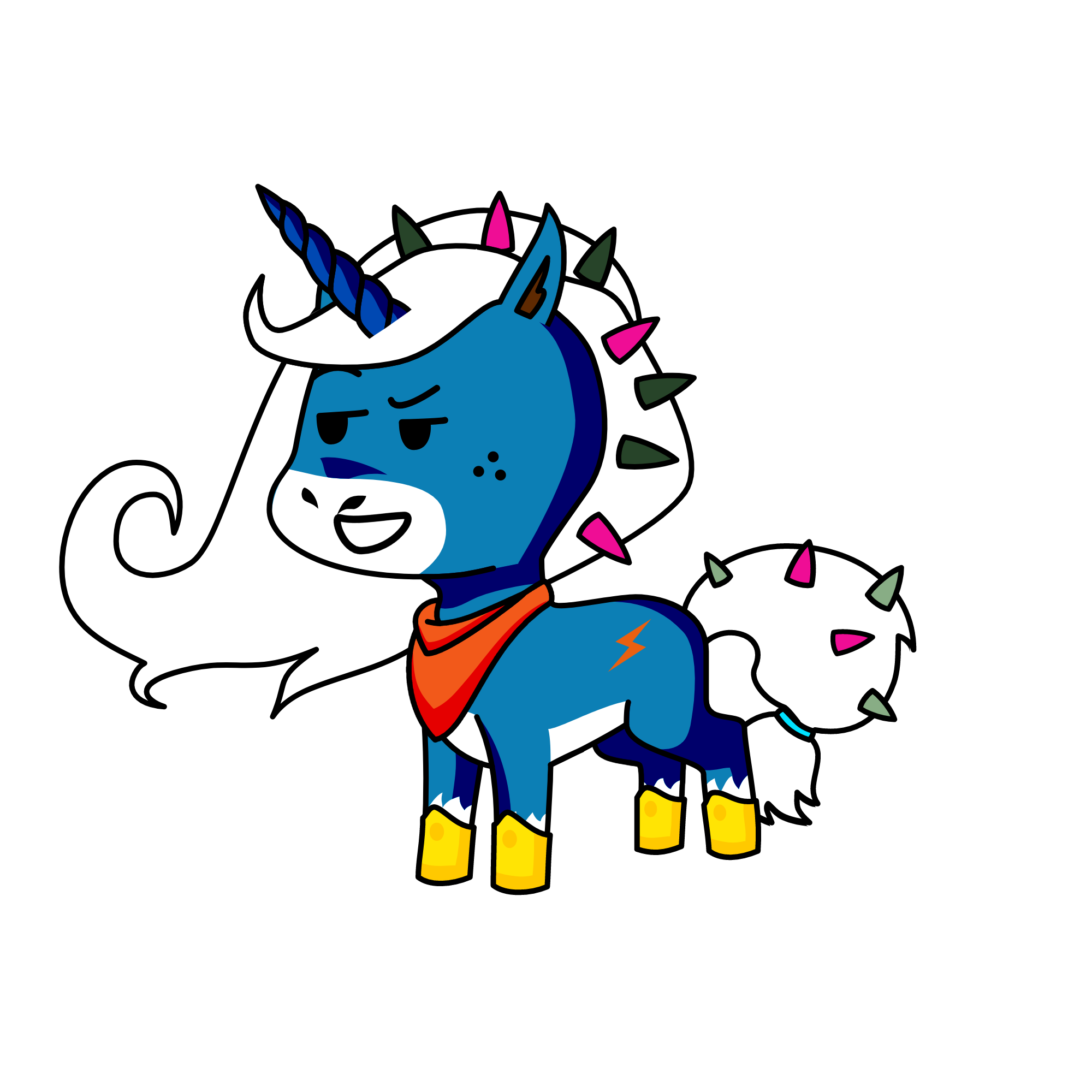 rocksnow, the unicorn