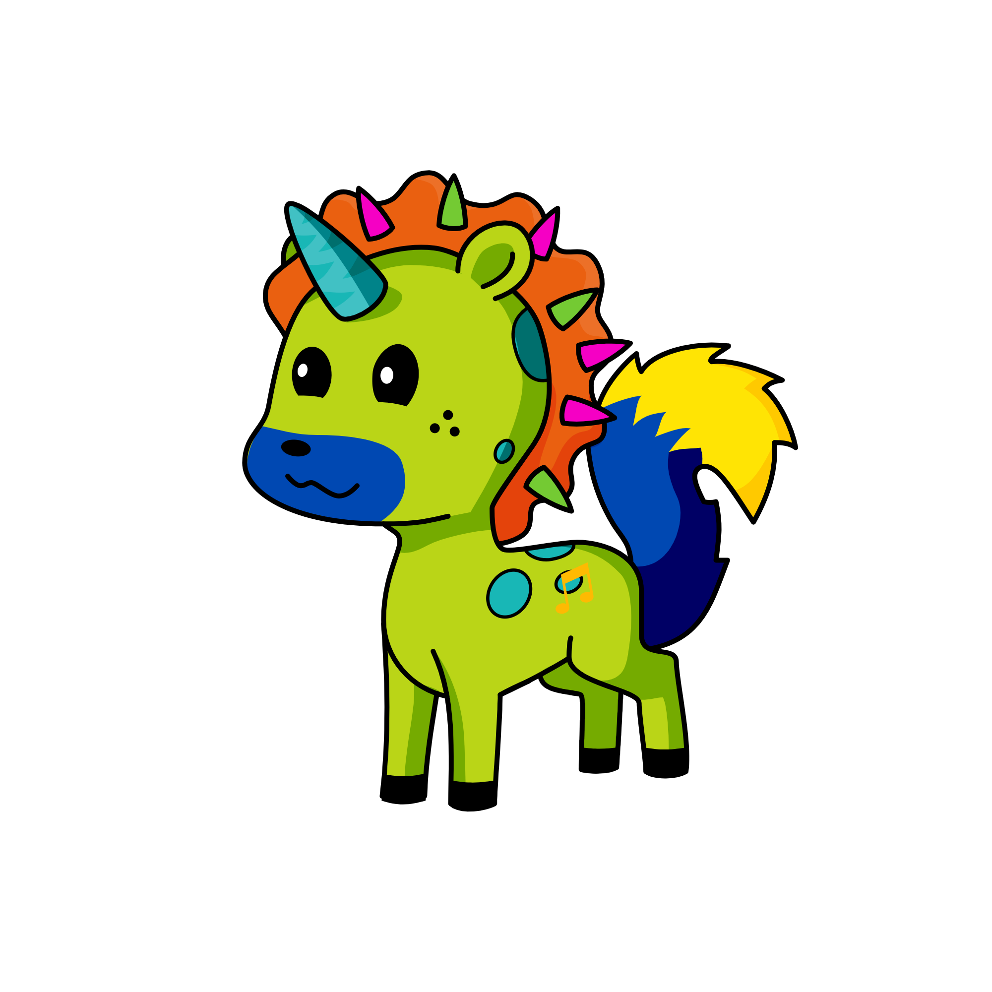 kawaiirock, the unicorn