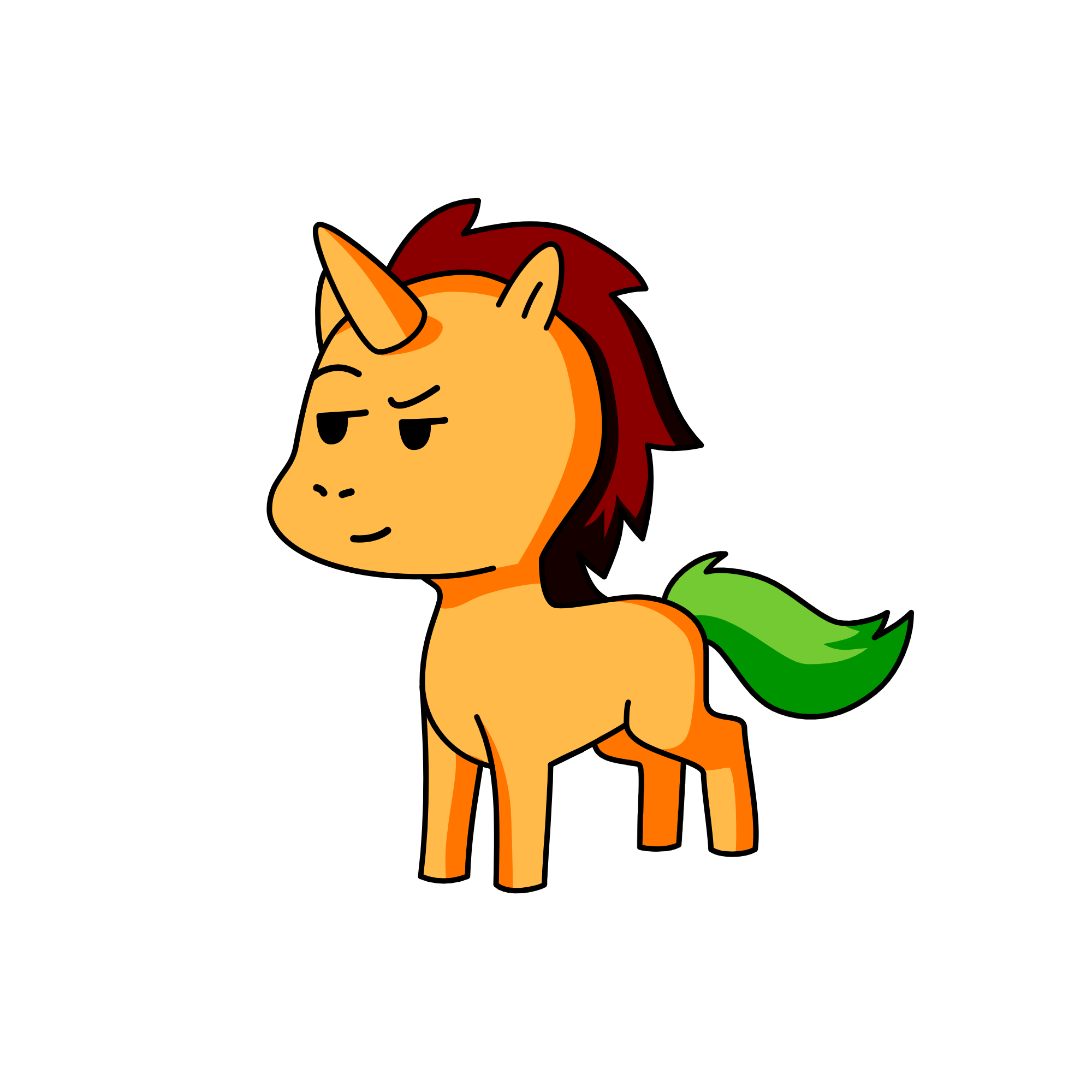 Lil' Pumpkin, the unicorn