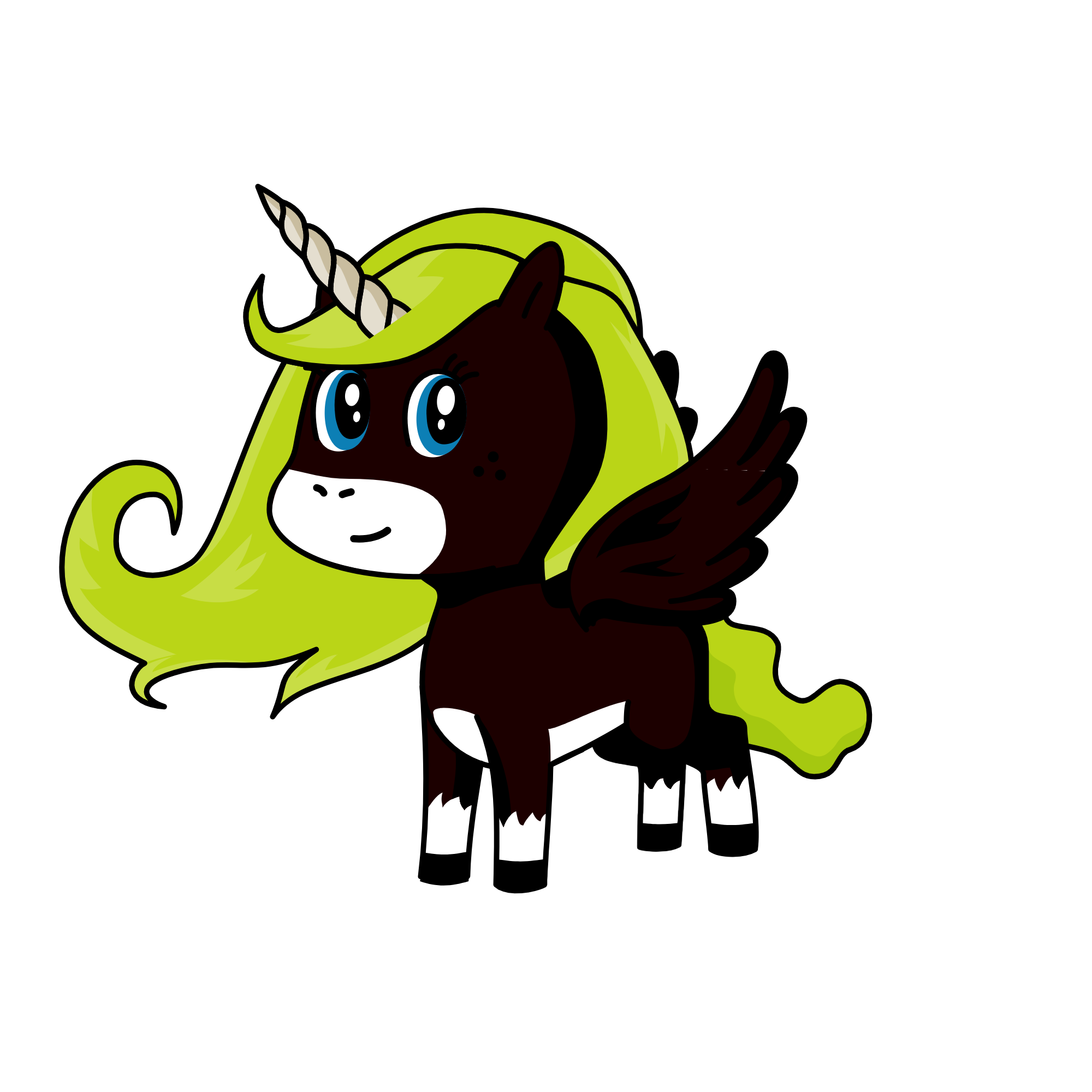 queen of darkees, the unicorn