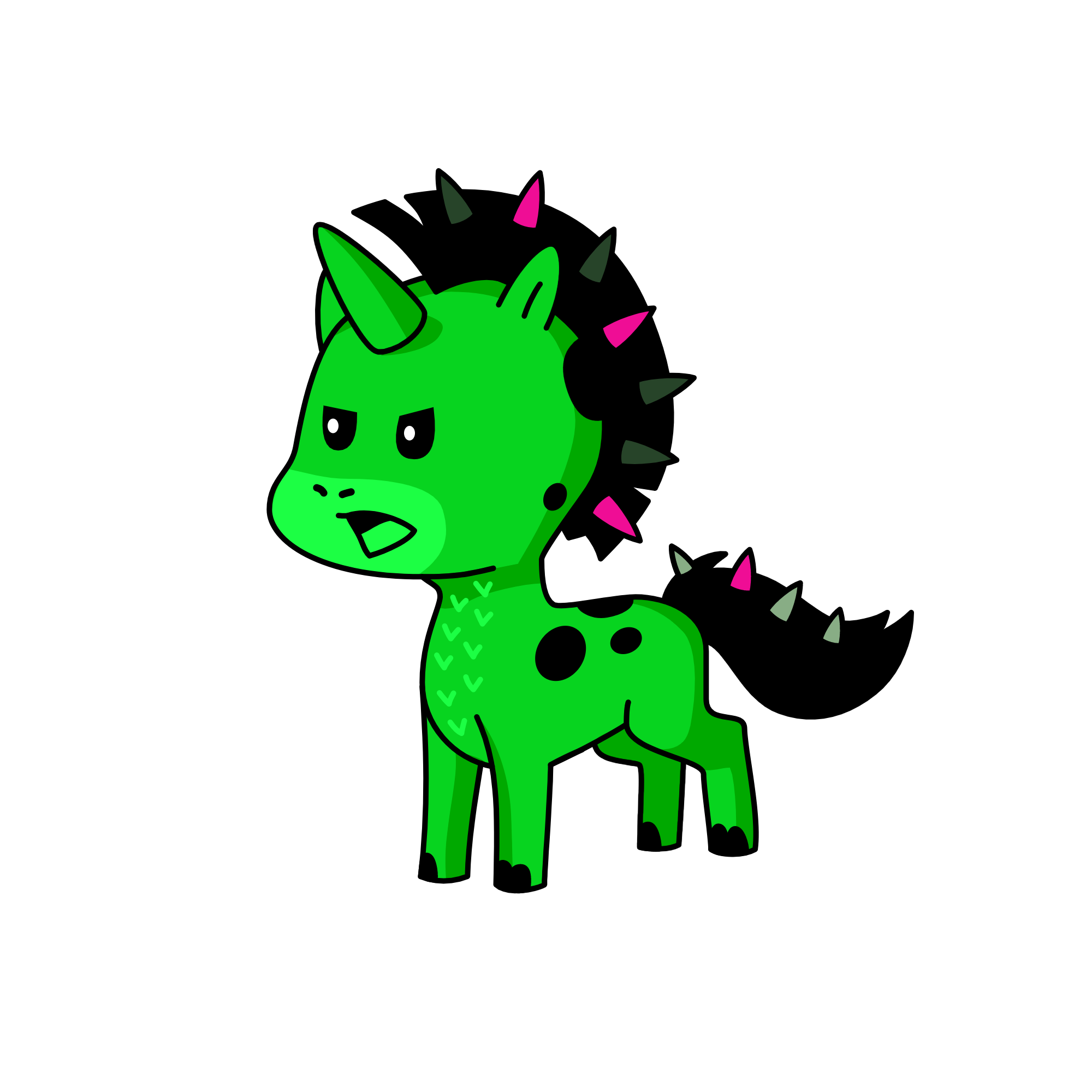 Lil' Zombie, the unicorn