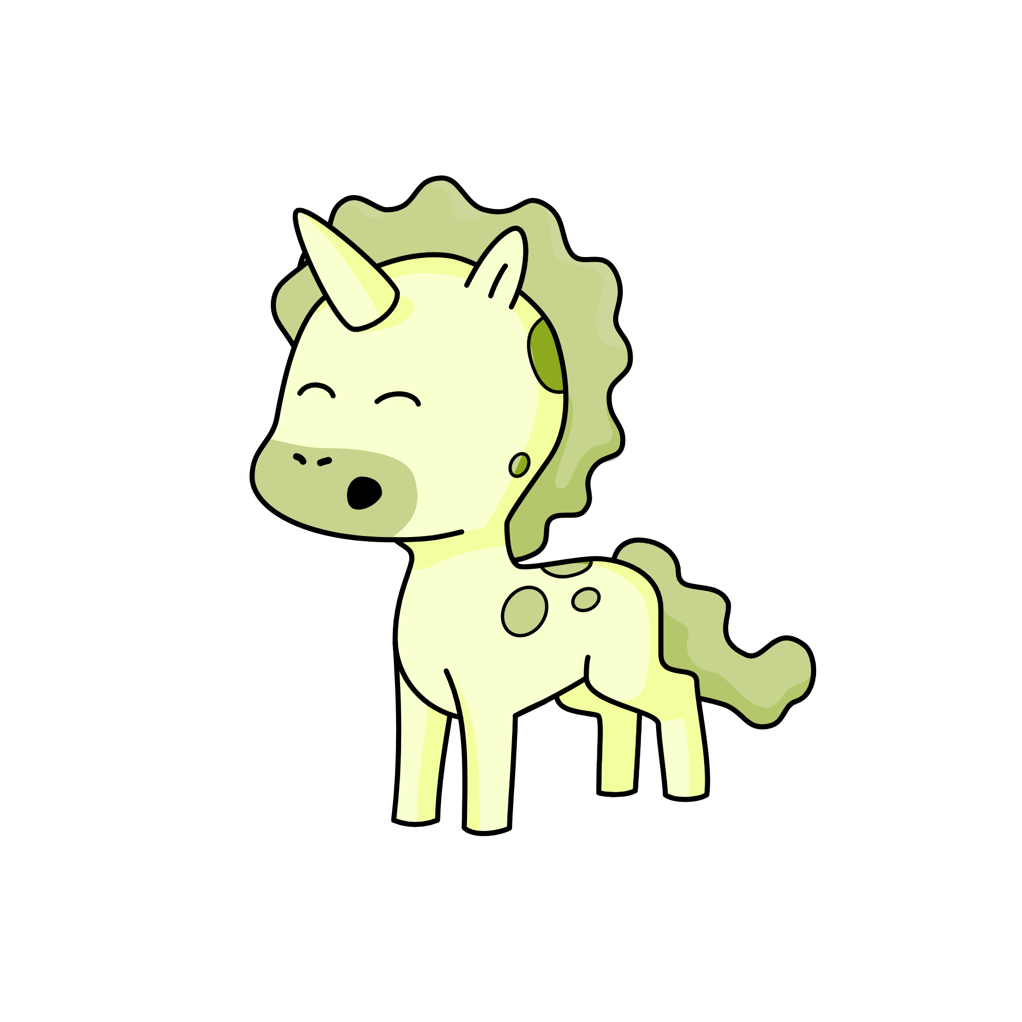 Lil' Mummy, the unicorn