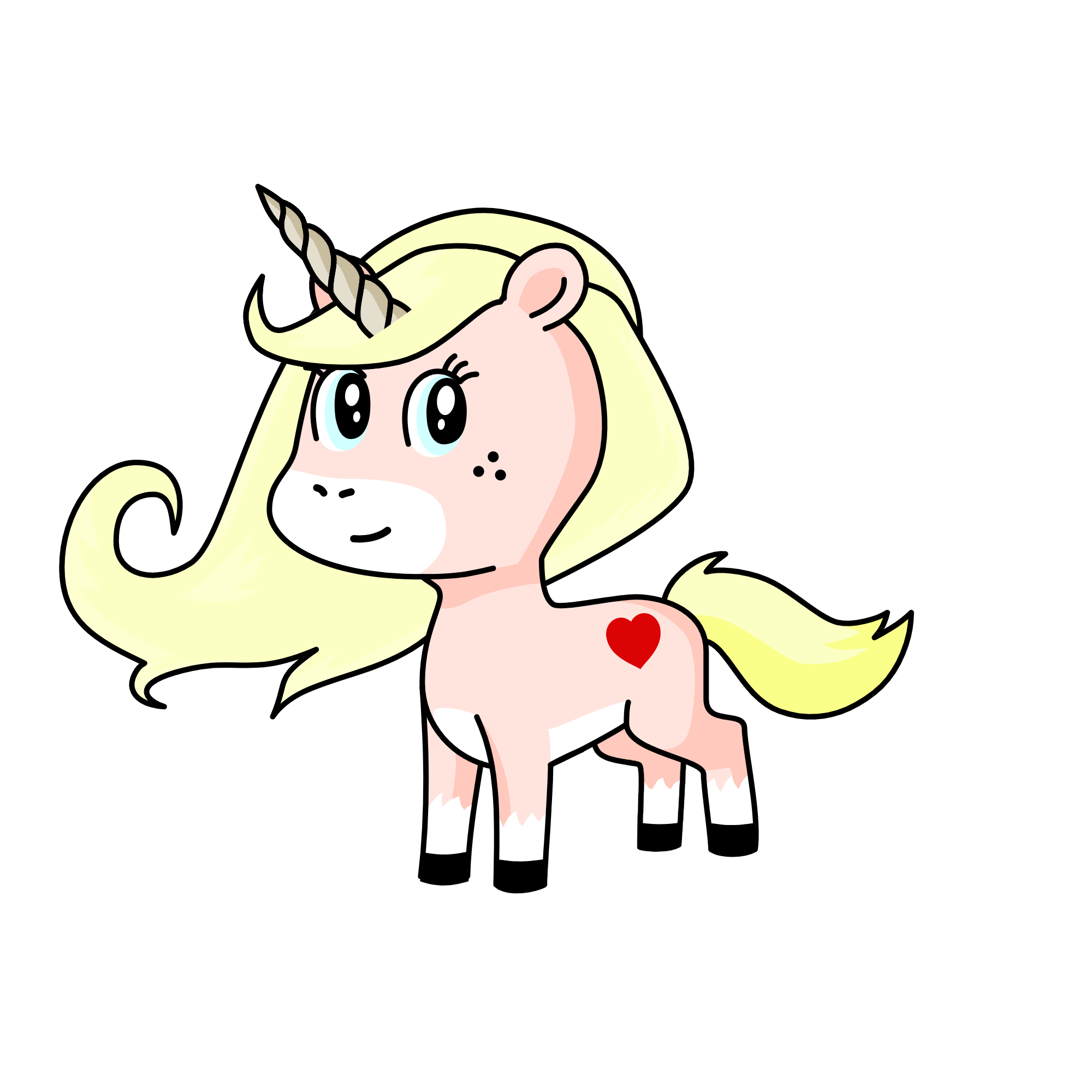 Cutie, the unicorn
