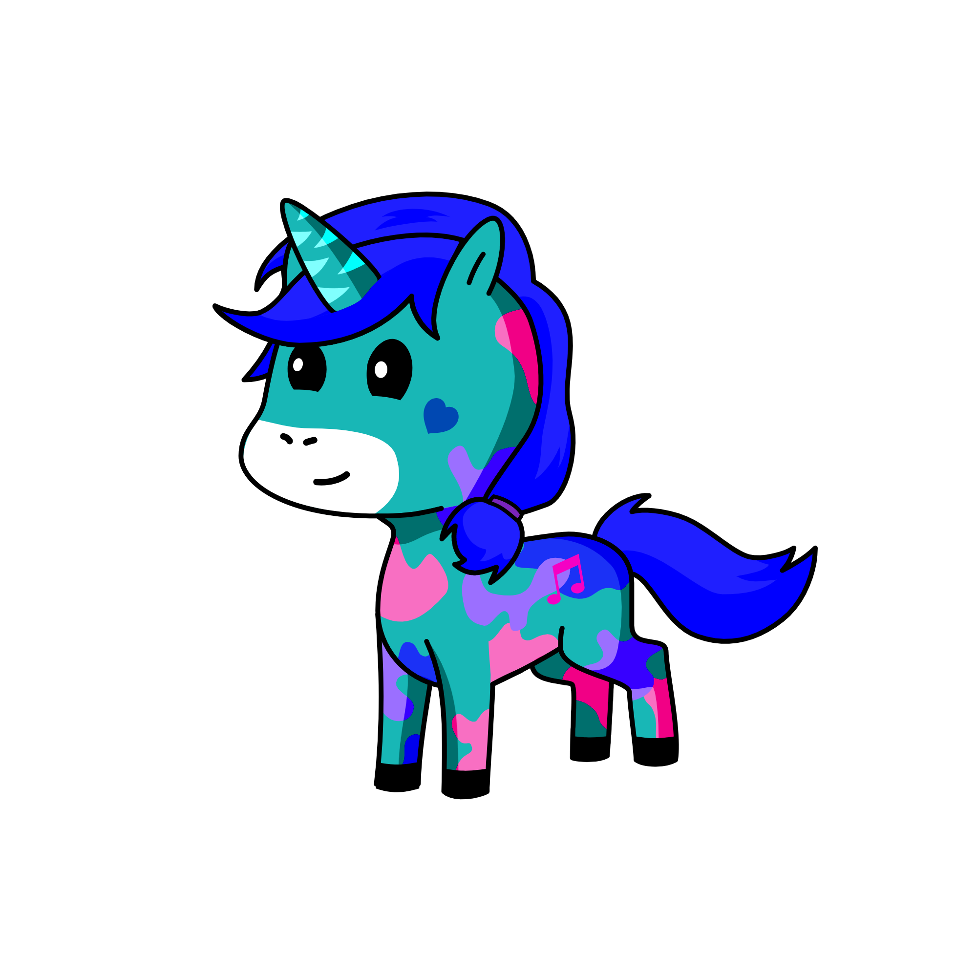 Spotty, the unicorn