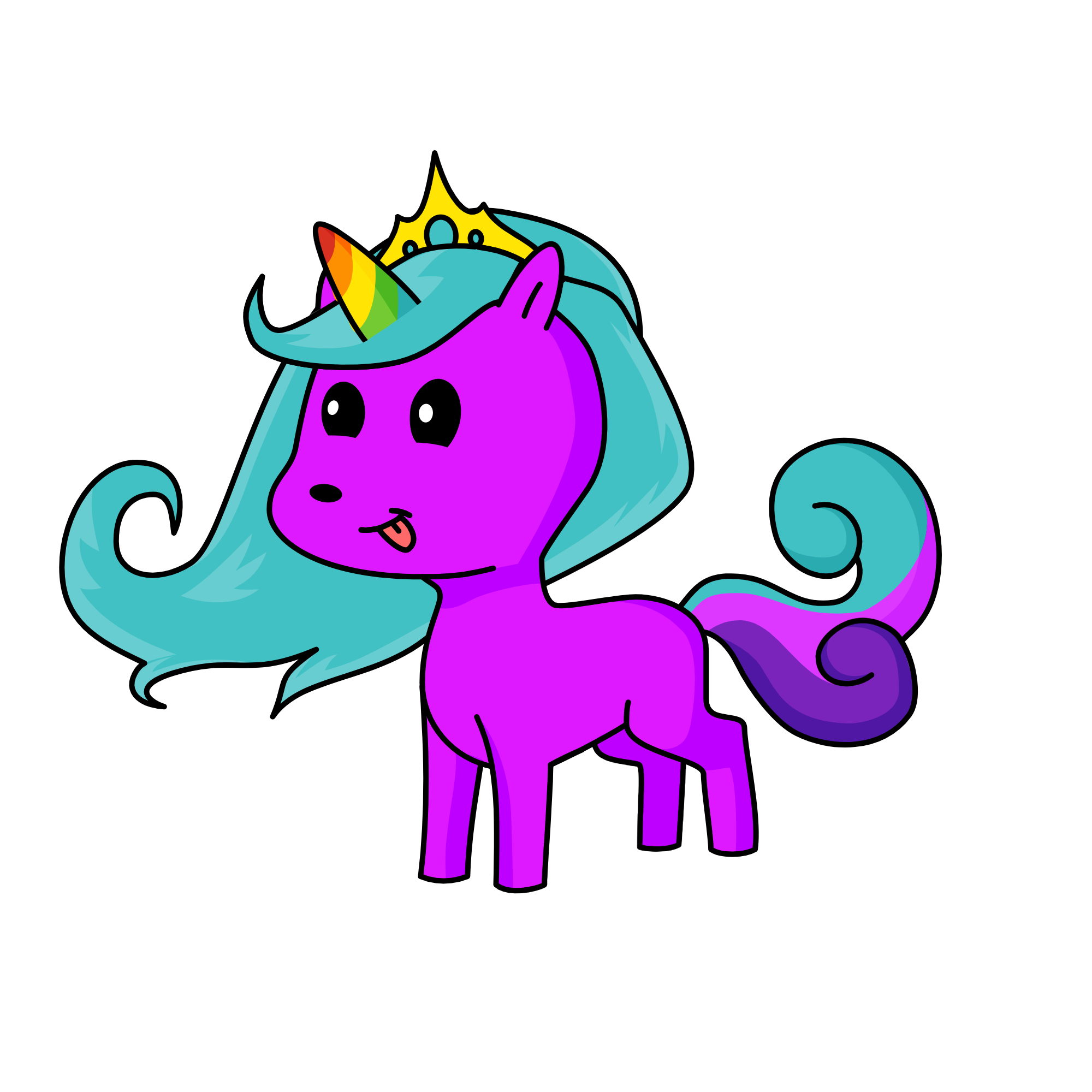 Priencess Flutter shy, the unicorn