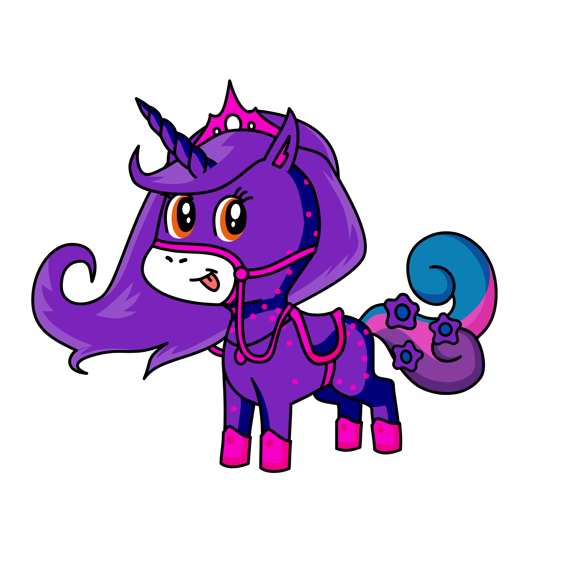 Mock, the unicorn