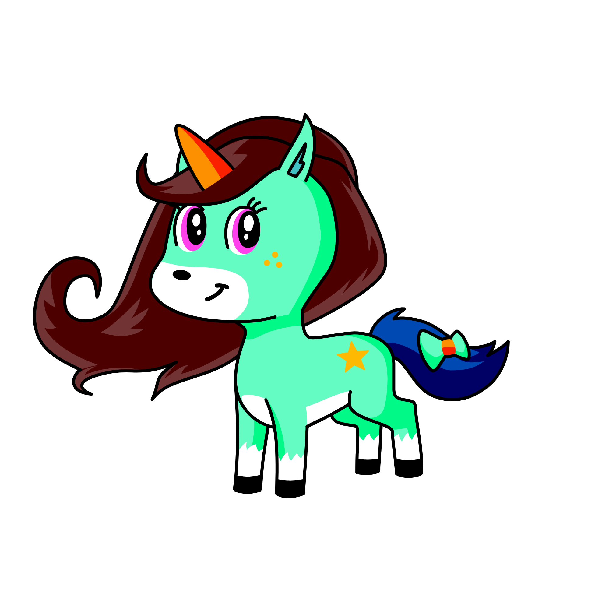 Terra, the unicorn