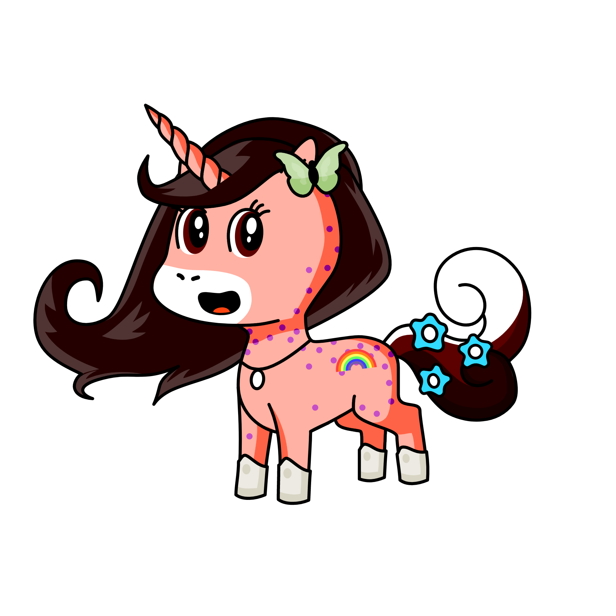 Maga (cutest princess), the unicorn