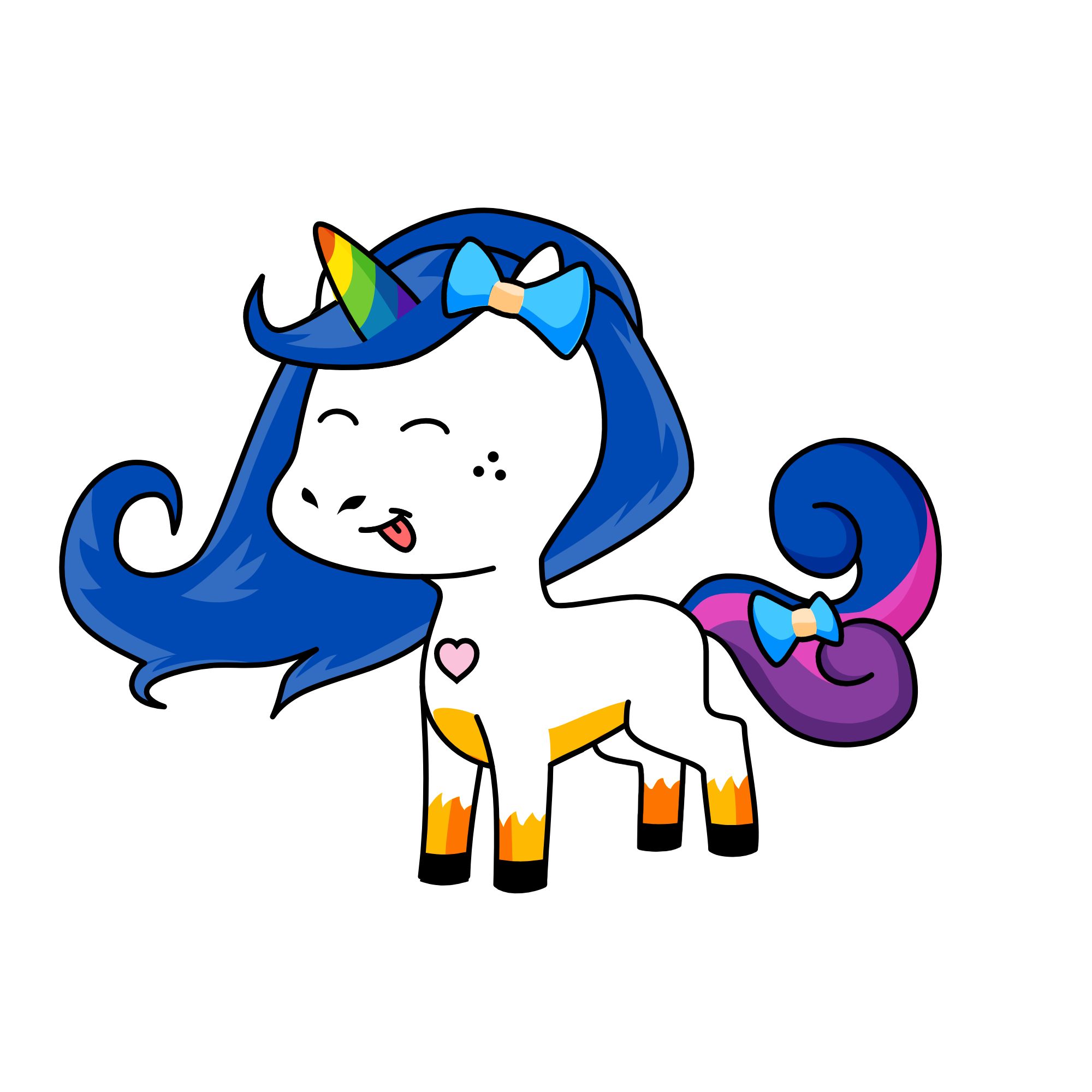 Creampuff, the unicorn