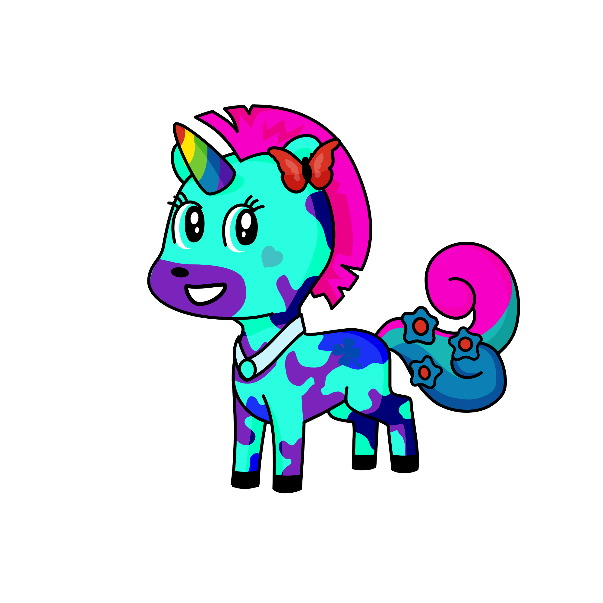 Delphie, the unicorn