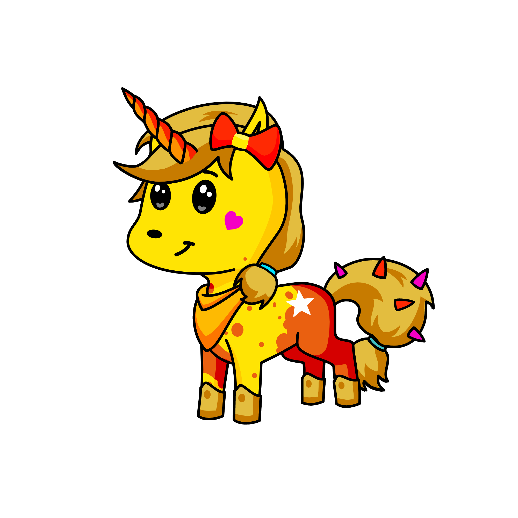 Ember, the unicorn