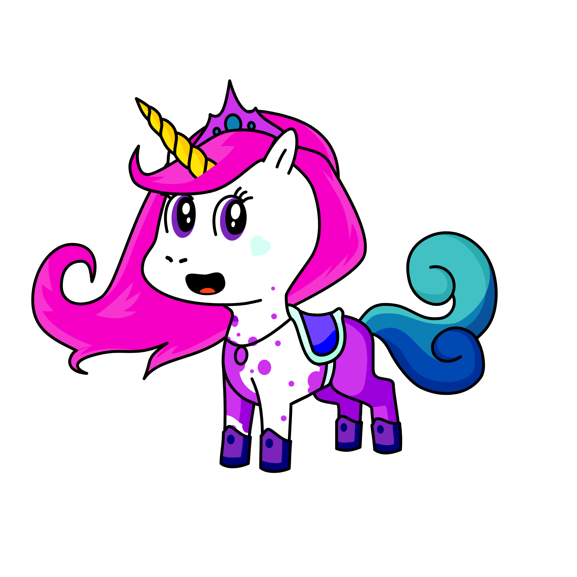 Shine, the unicorn