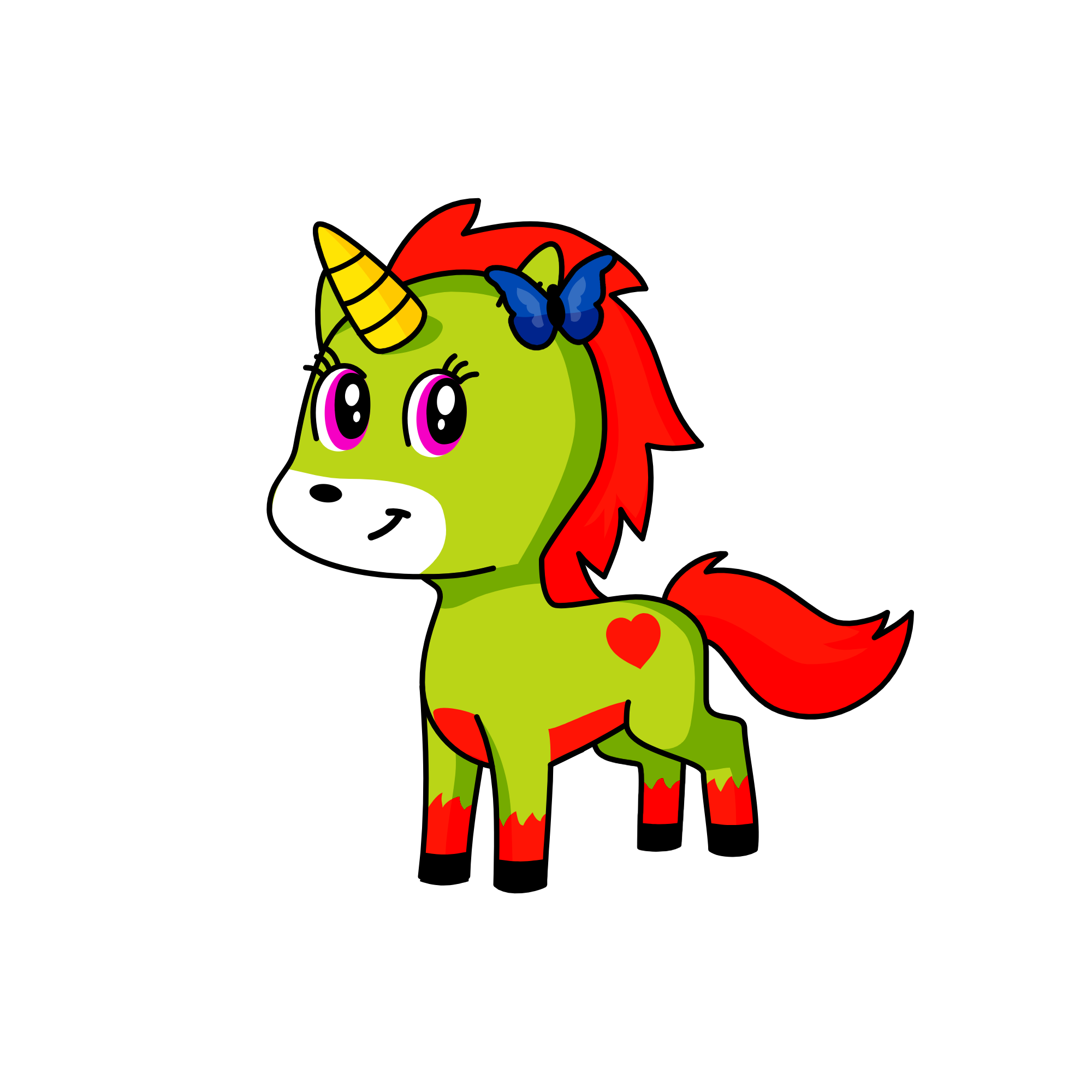 jellllly hello, the unicorn