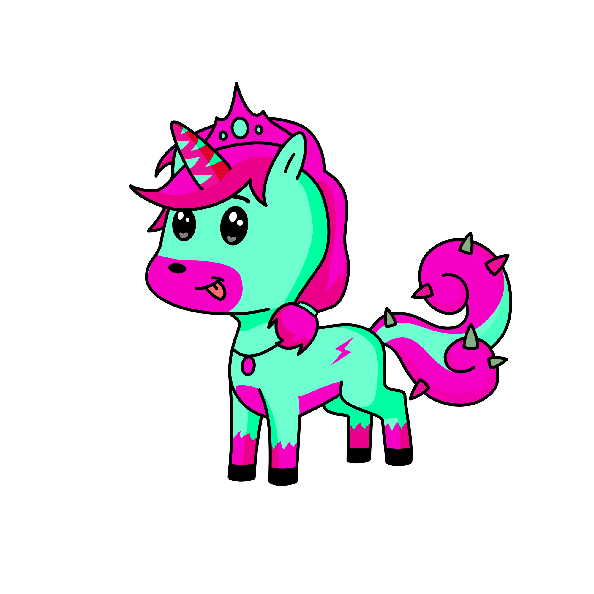 mrs rainbow sprinkle, the unicorn