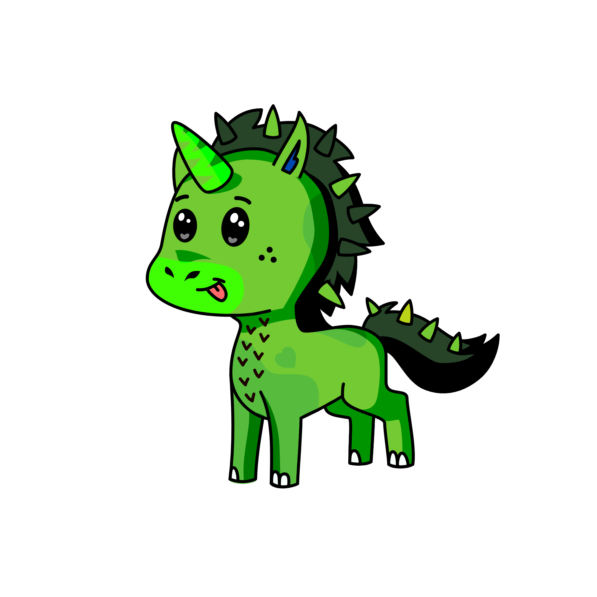 dragontale, the unicorn