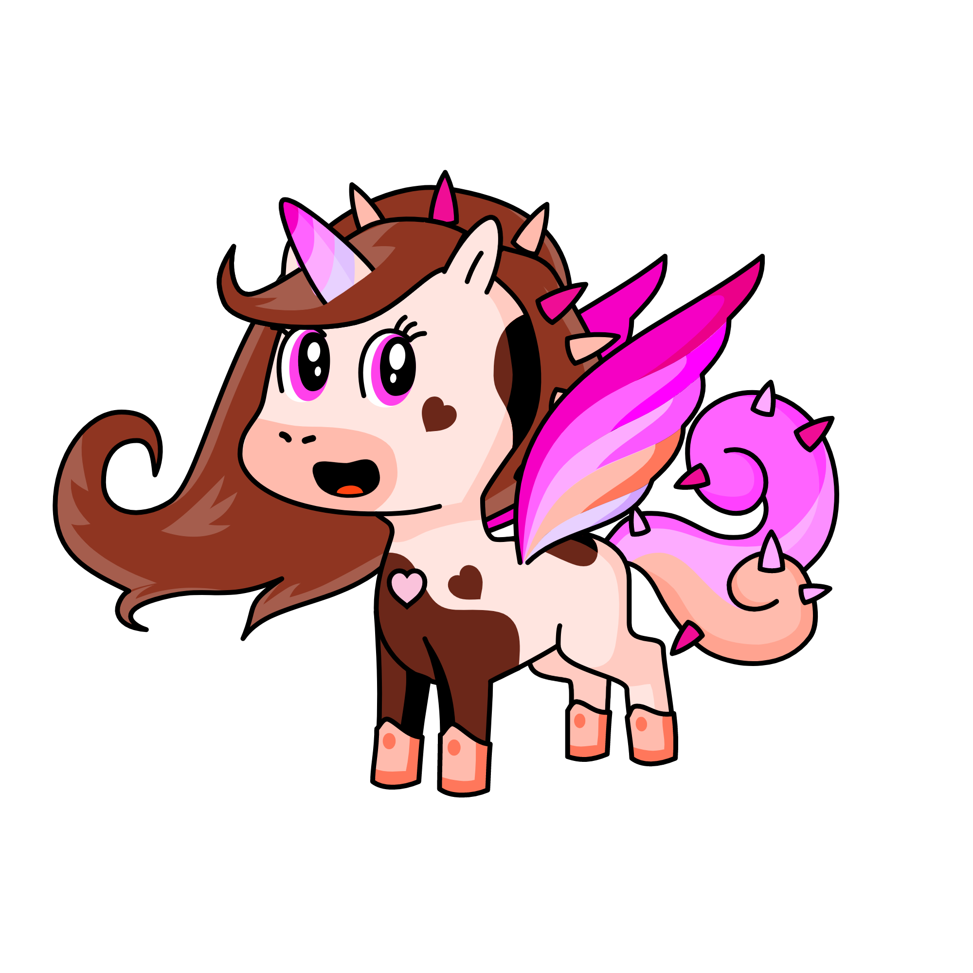Candy Heart, the unicorn