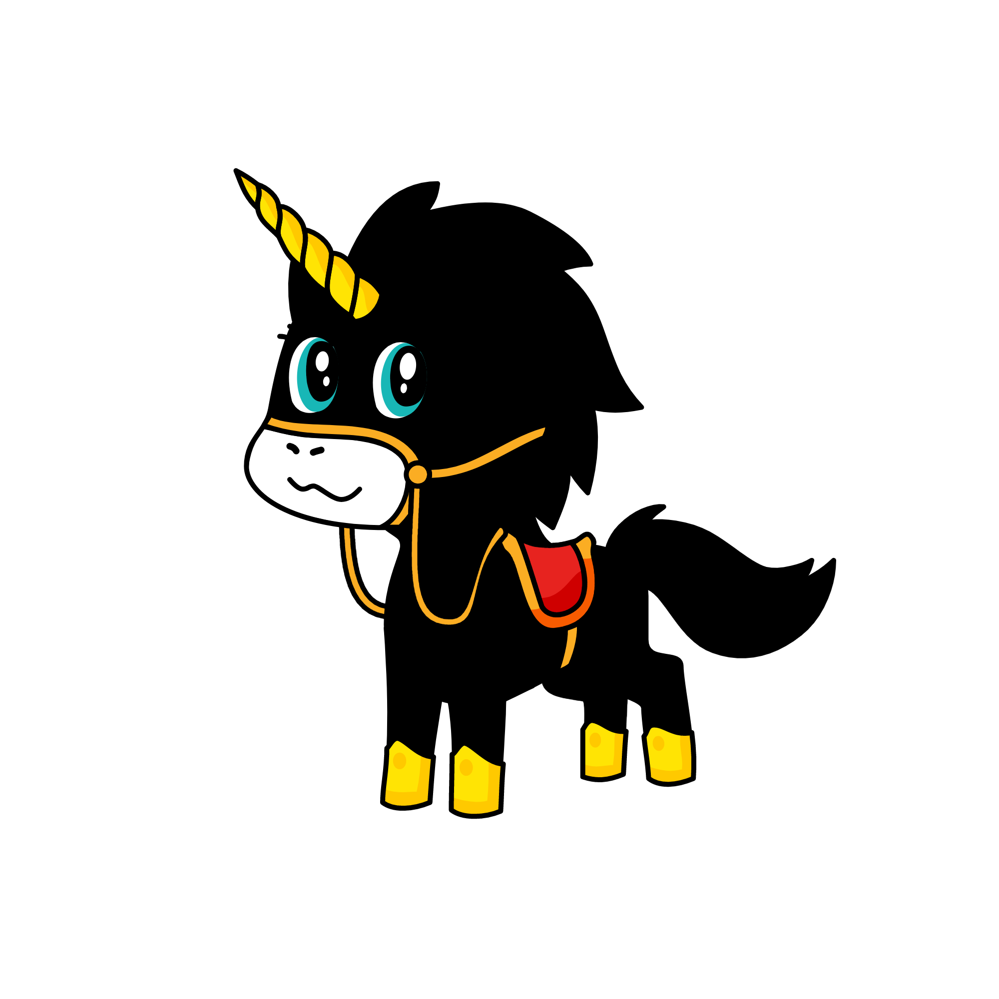 Raven, the unicorn