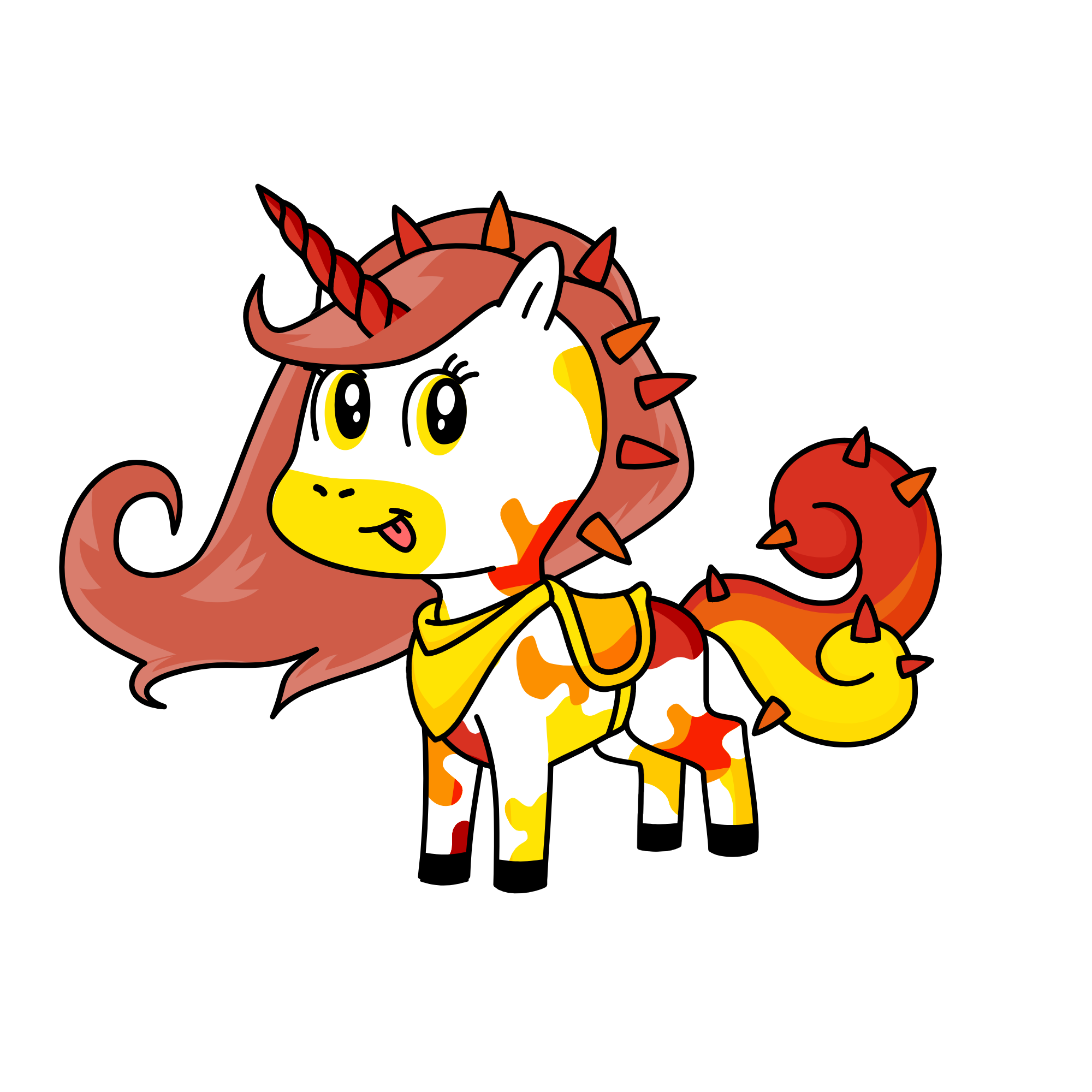 fire, the unicorn