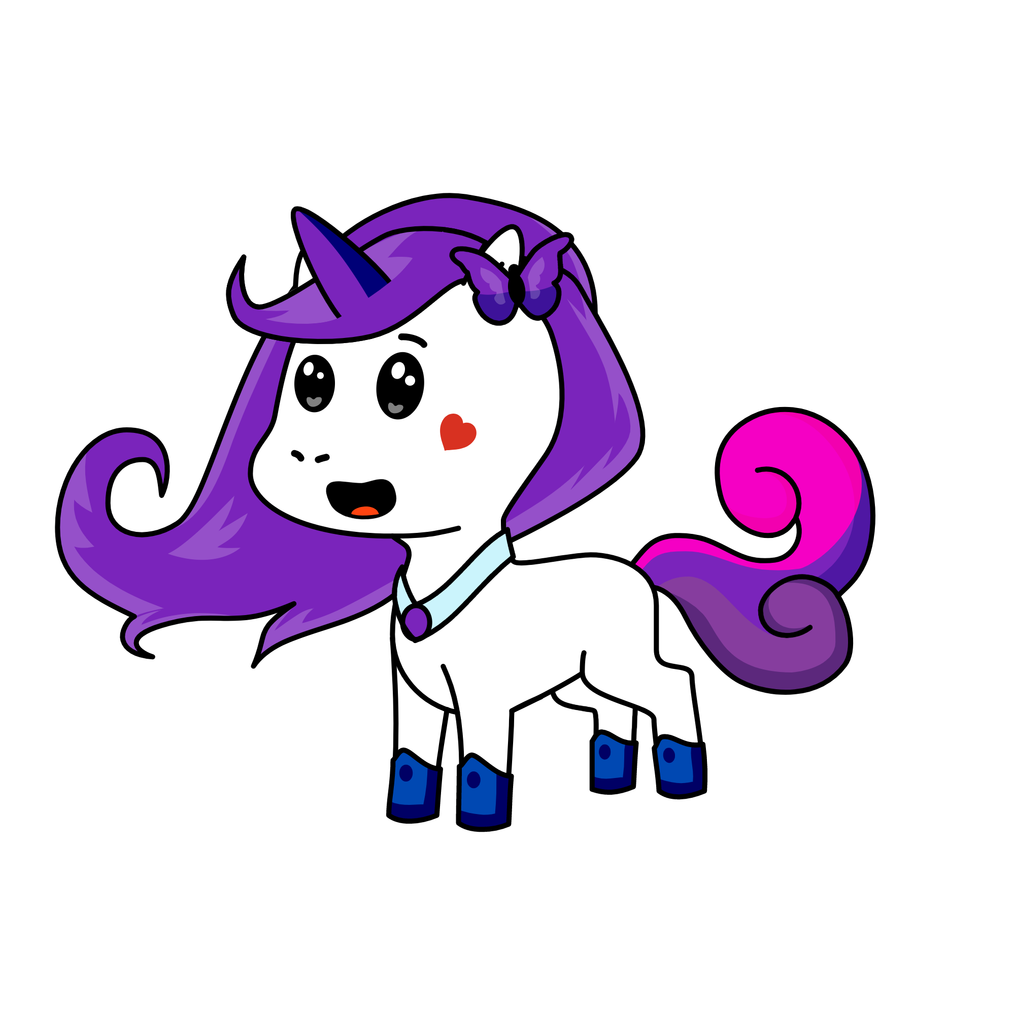 Pixie, the unicorn