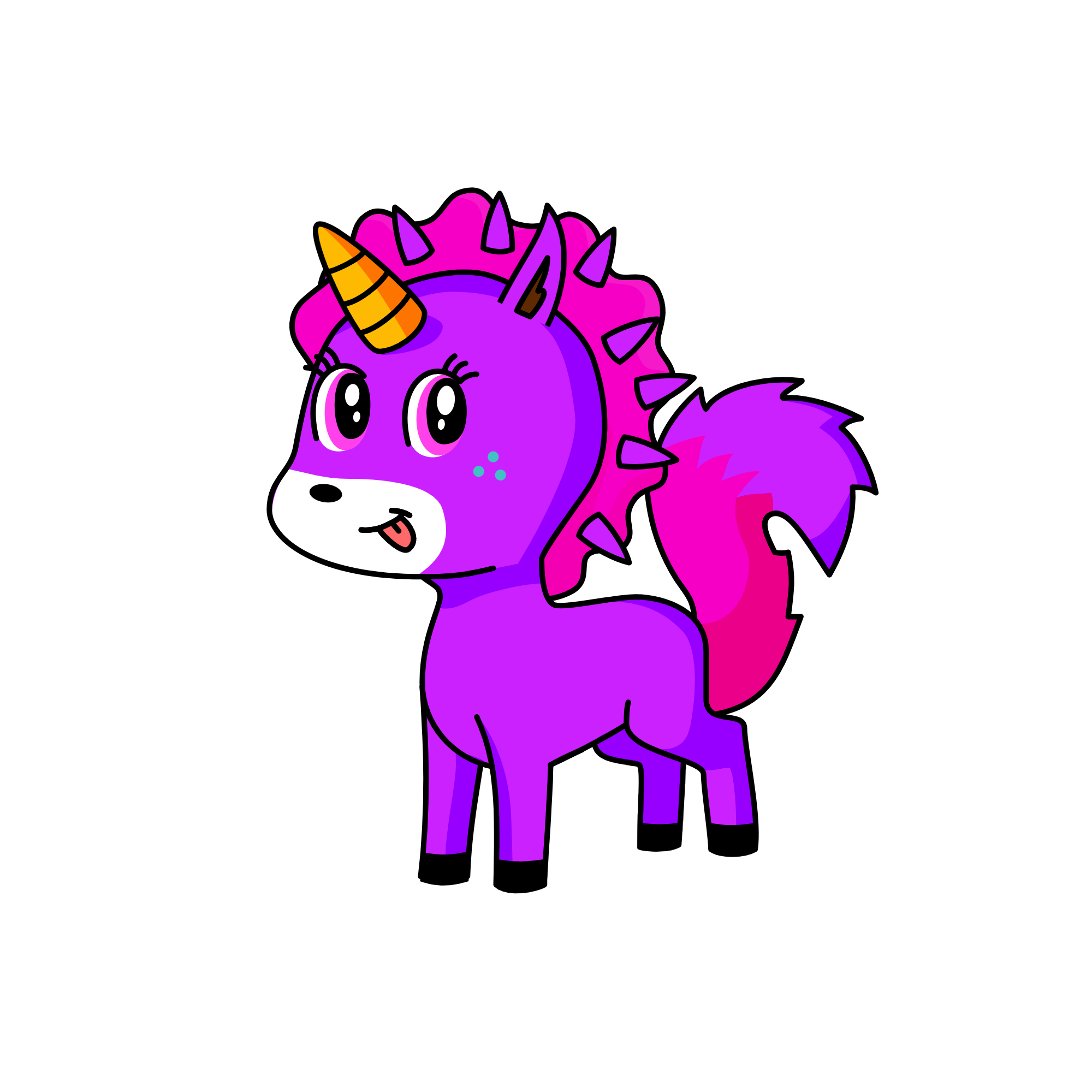 pinky, the unicorn