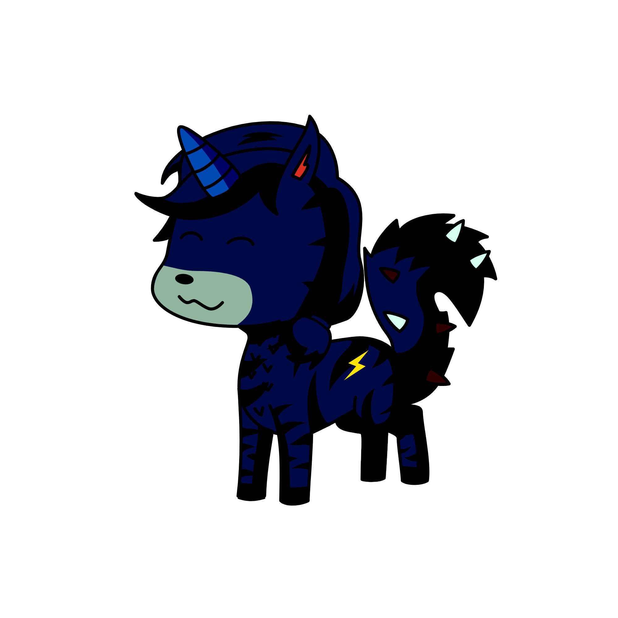 Midnight, the unicorn