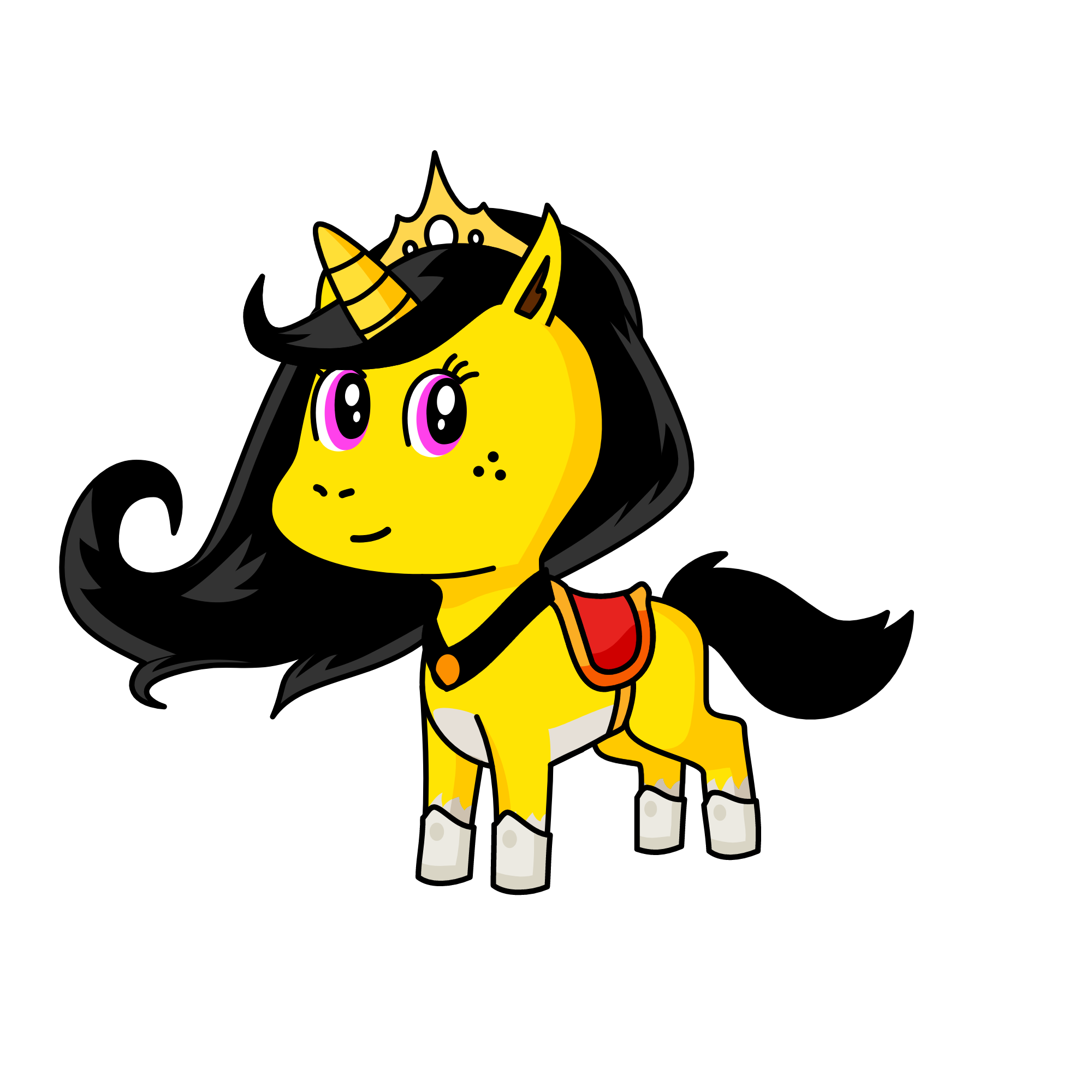 moon princess, the unicorn