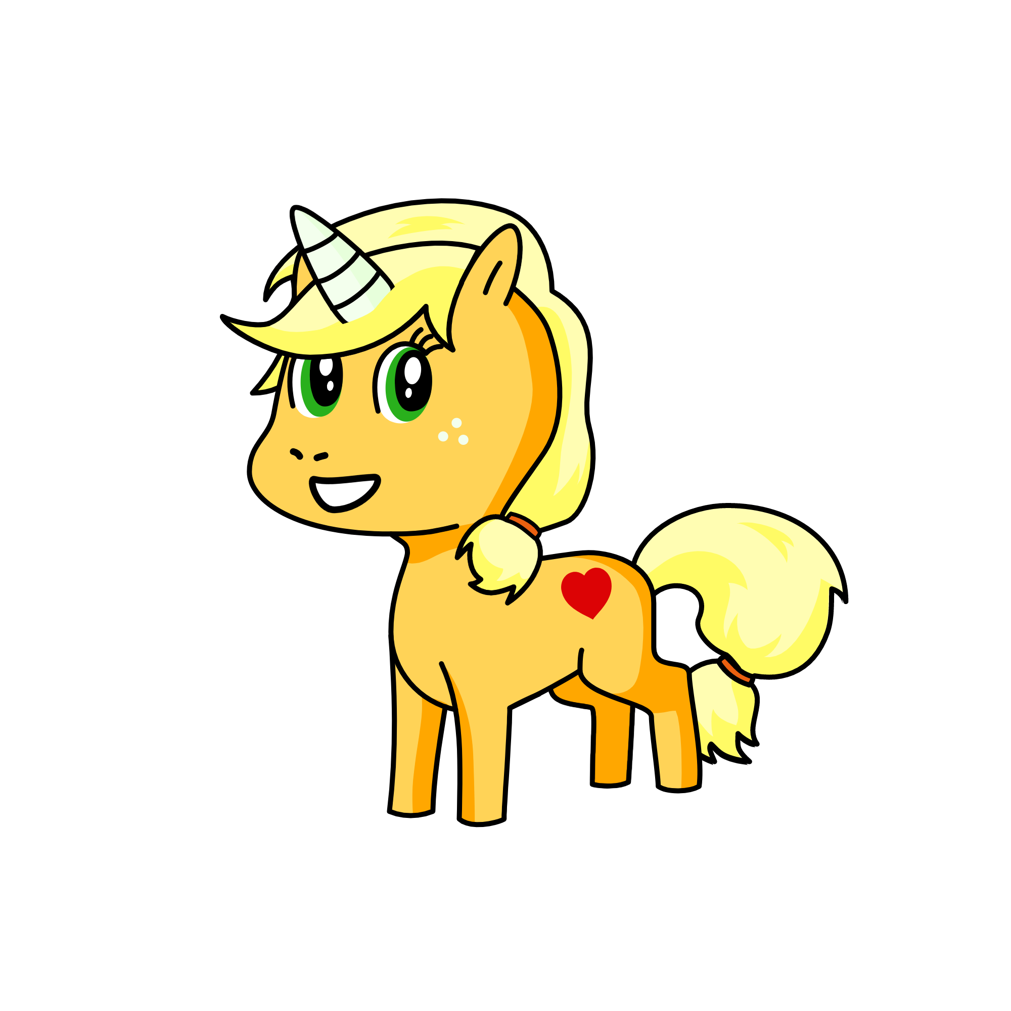 Applejack, the unicorn