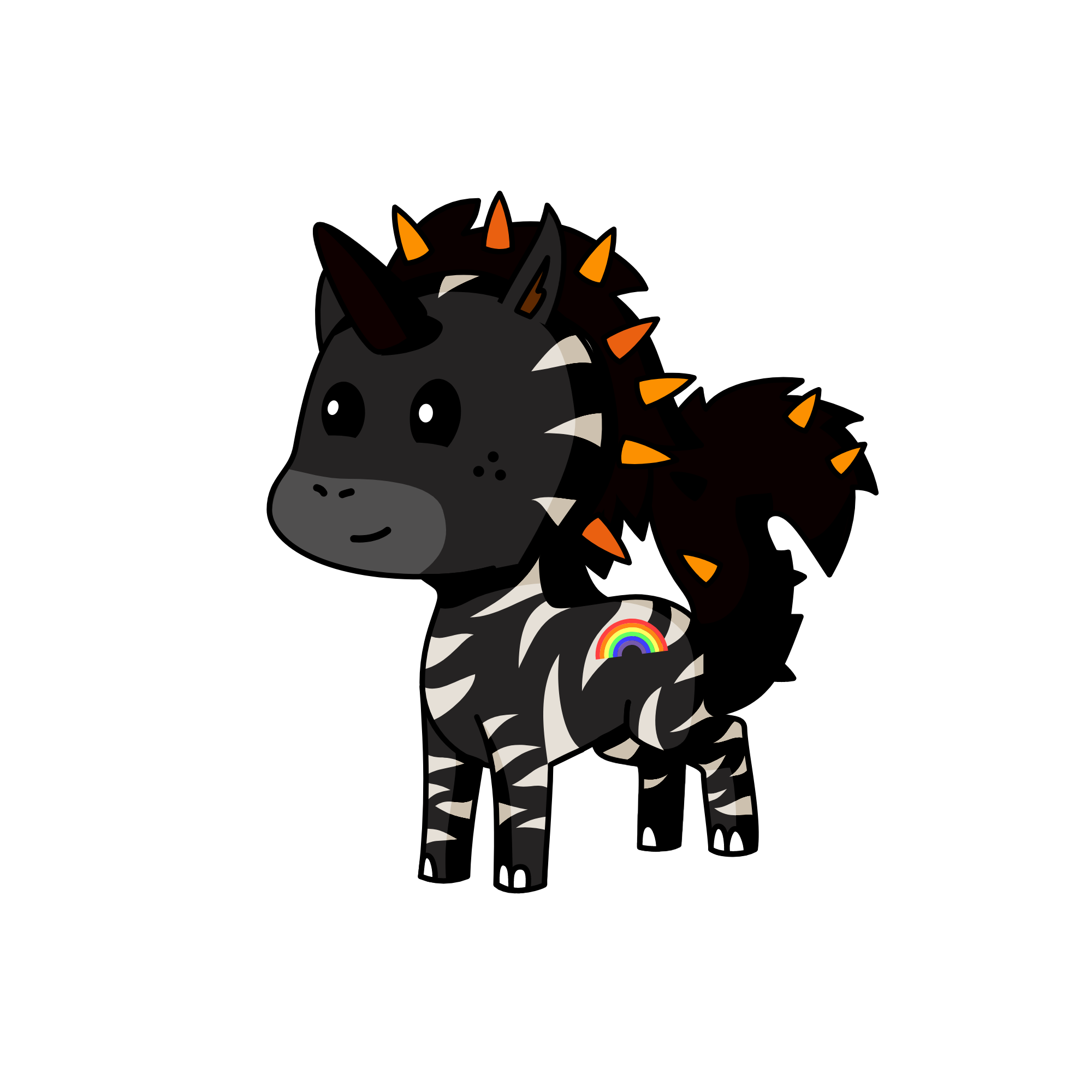 Zebra, the unicorn