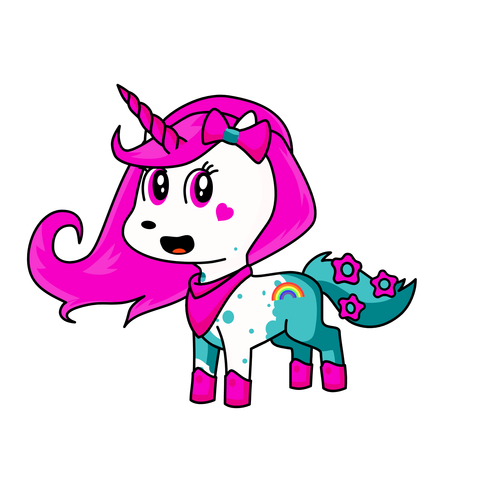 candy, the unicorn