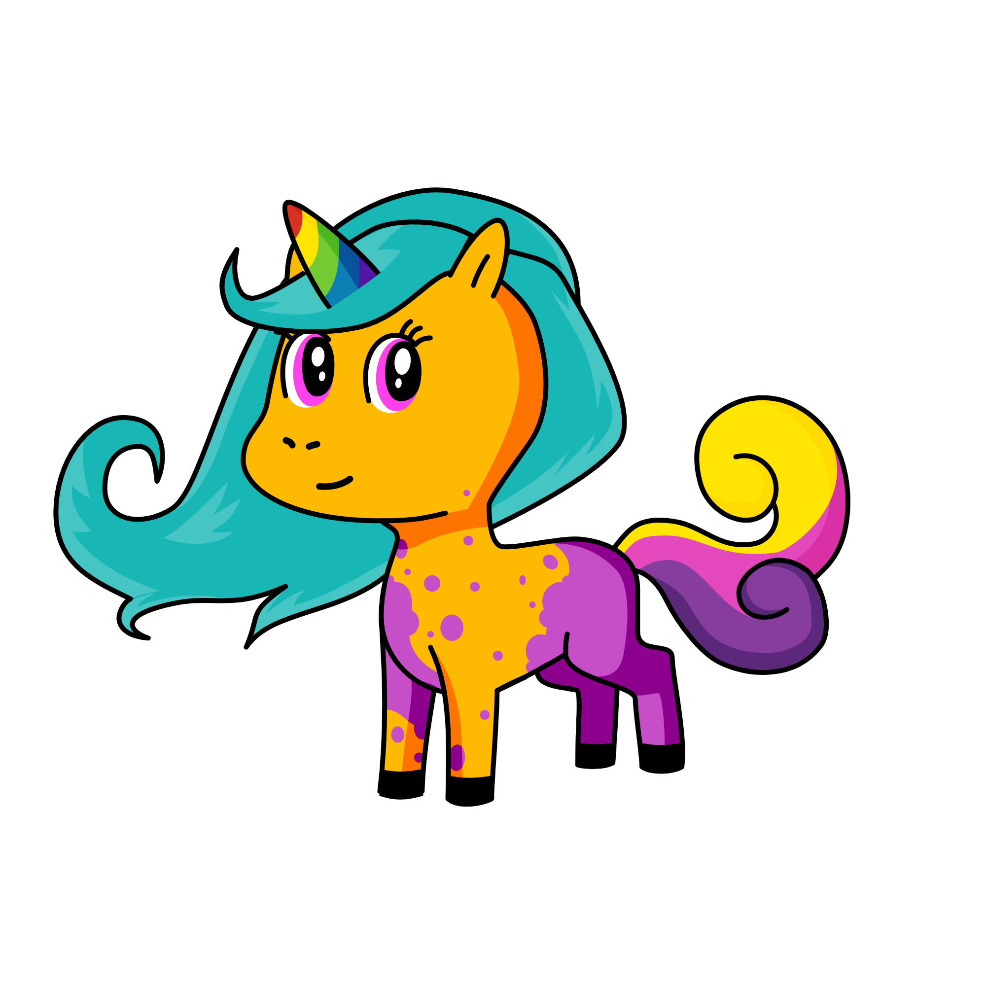 Orangepip, the unicorn