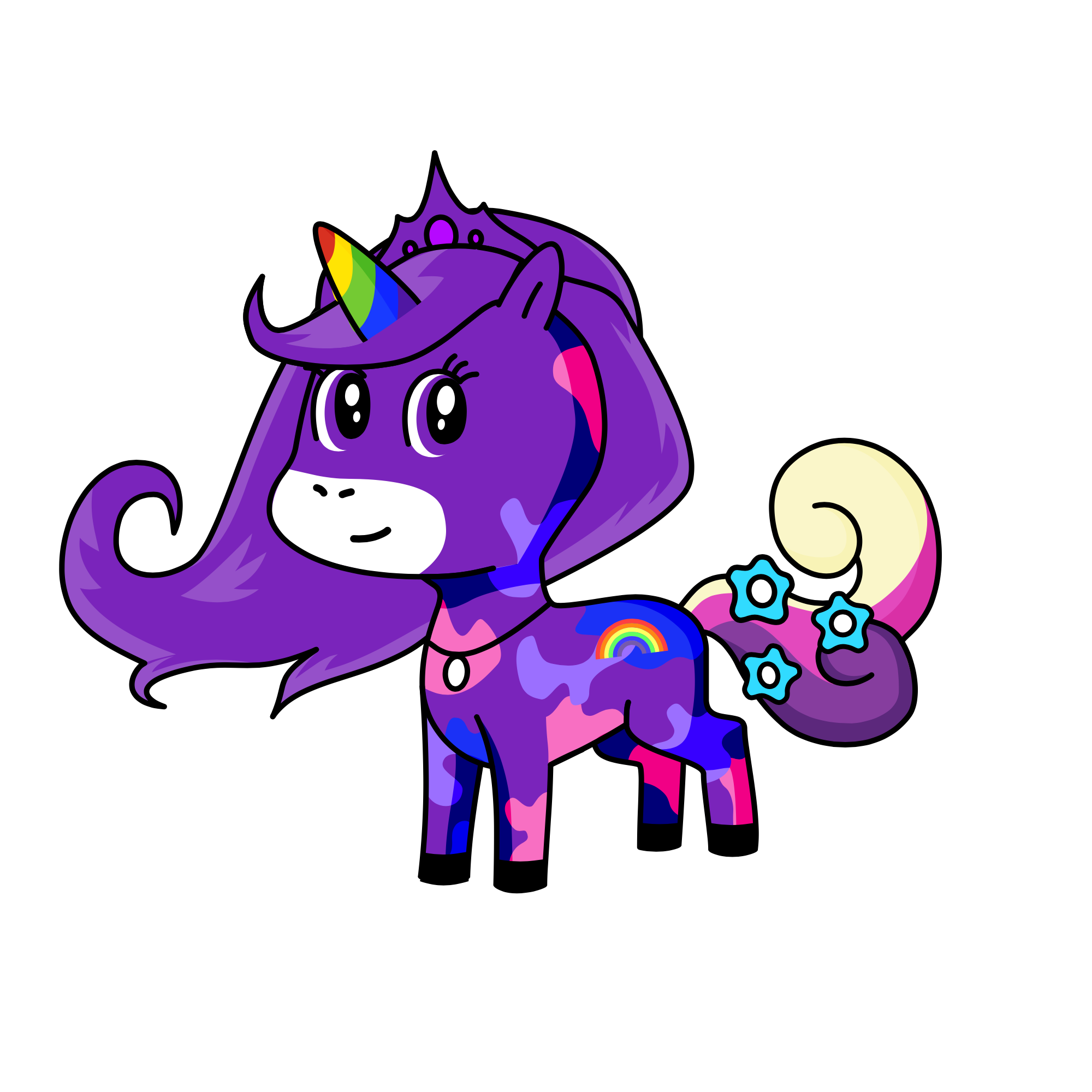 rainbow, the unicorn