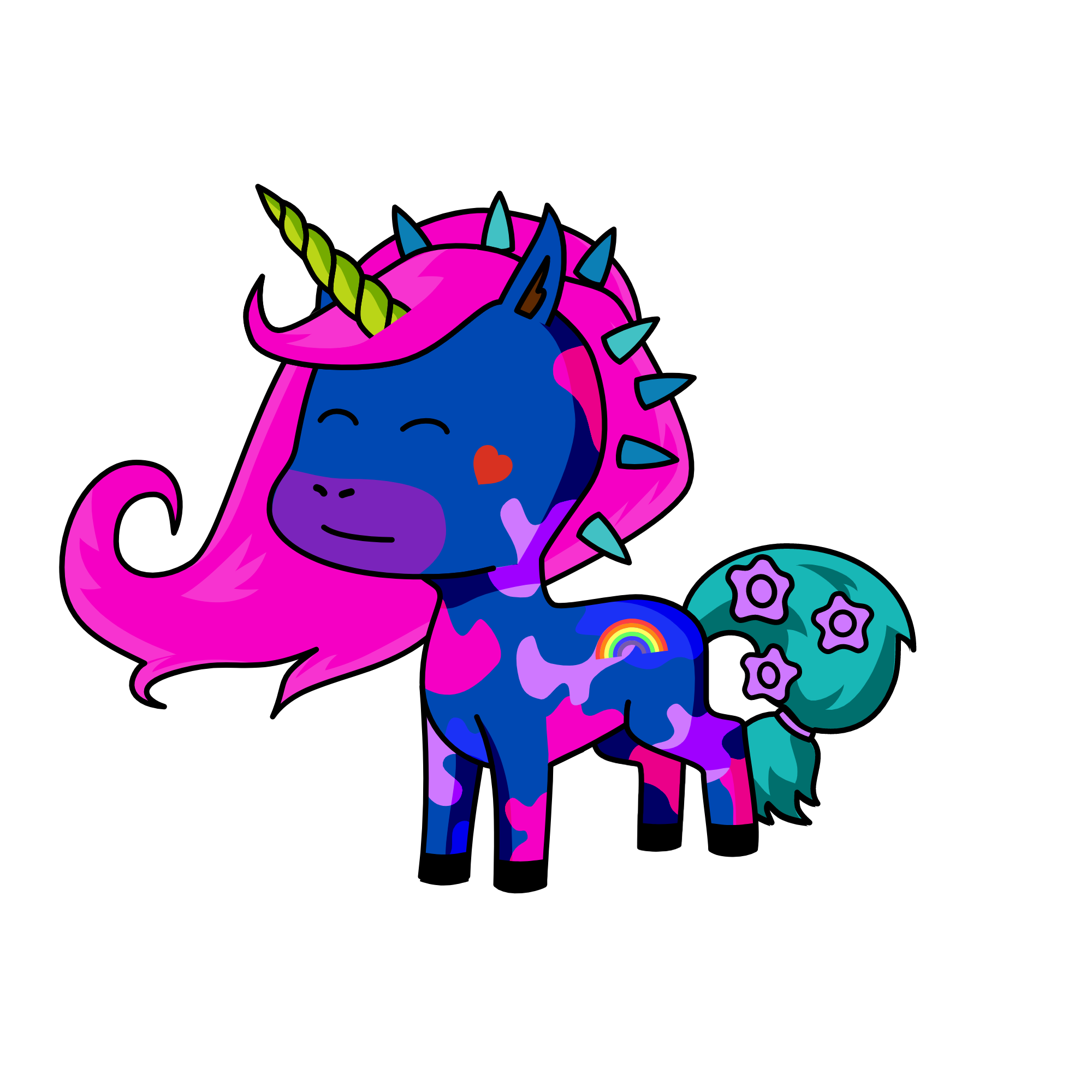 buble water, the unicorn